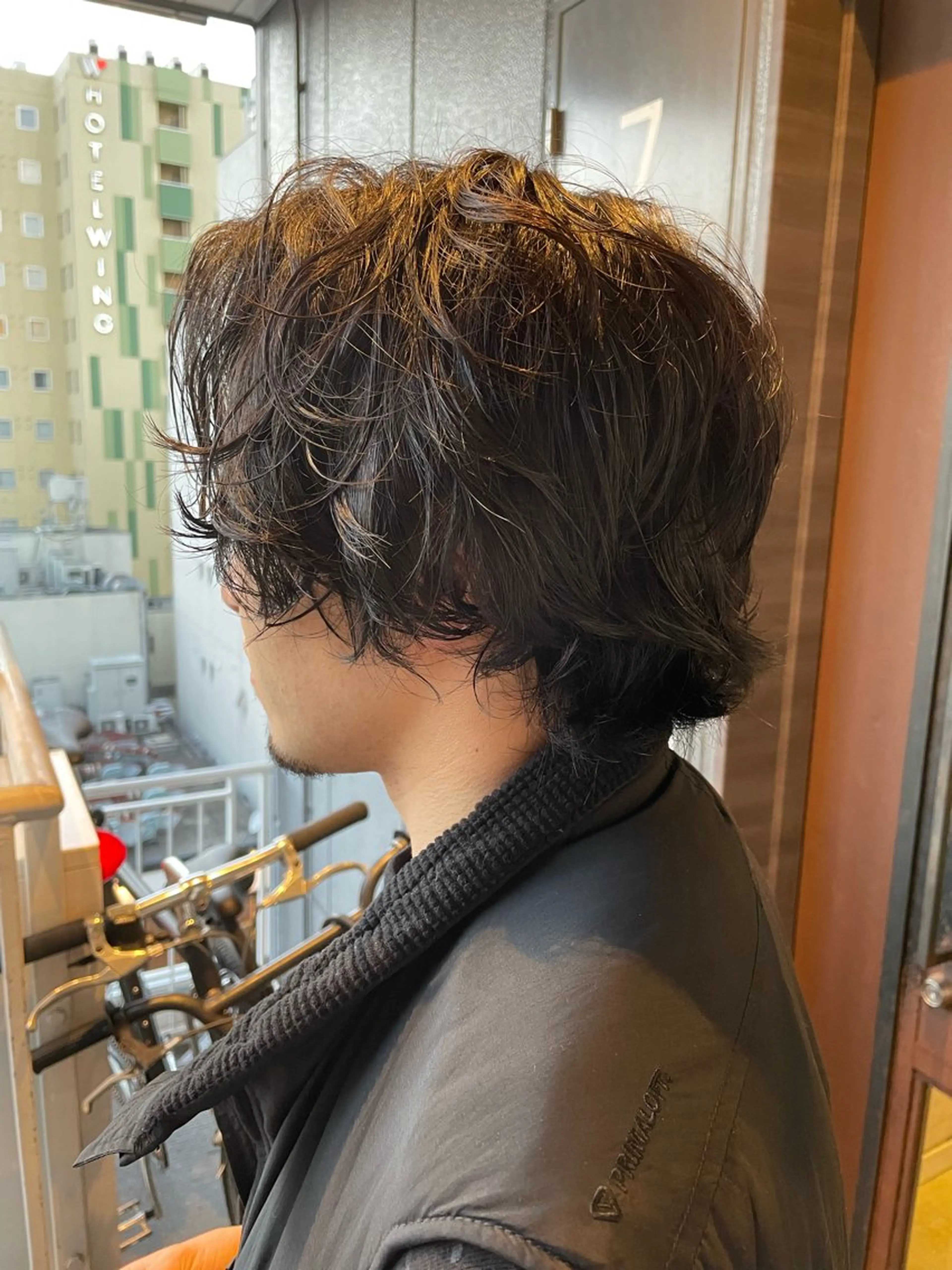 パーマ メンズ 金山/メンズパーマ 西村侑真のヘアスタイル