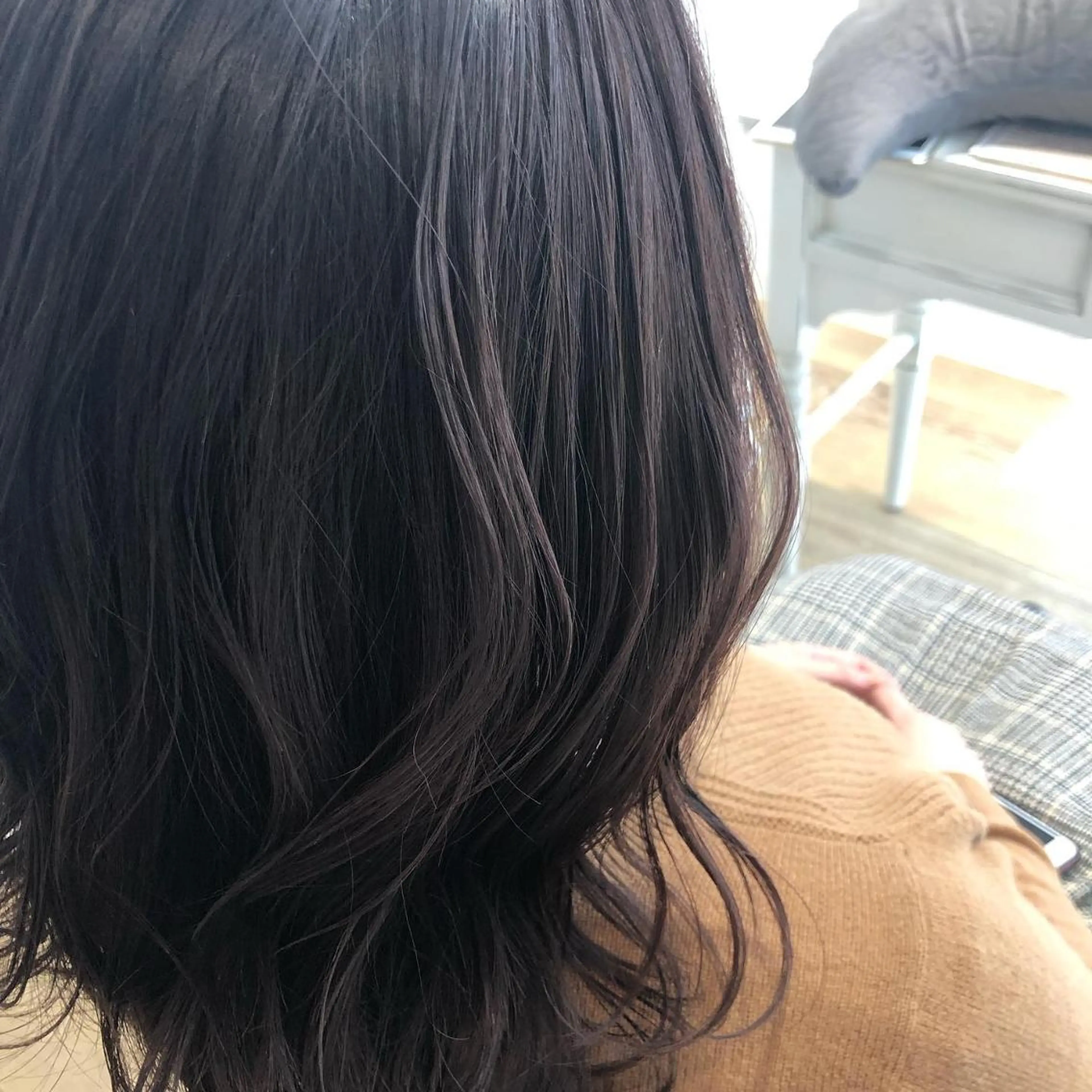セミロング カラー ヘアアレンジ アディクシーカラー アッシュ ピンクカラー 外国人風カラー ✨🌿大人可愛い愛さ れhair🌿✨松本のヘアスタイル