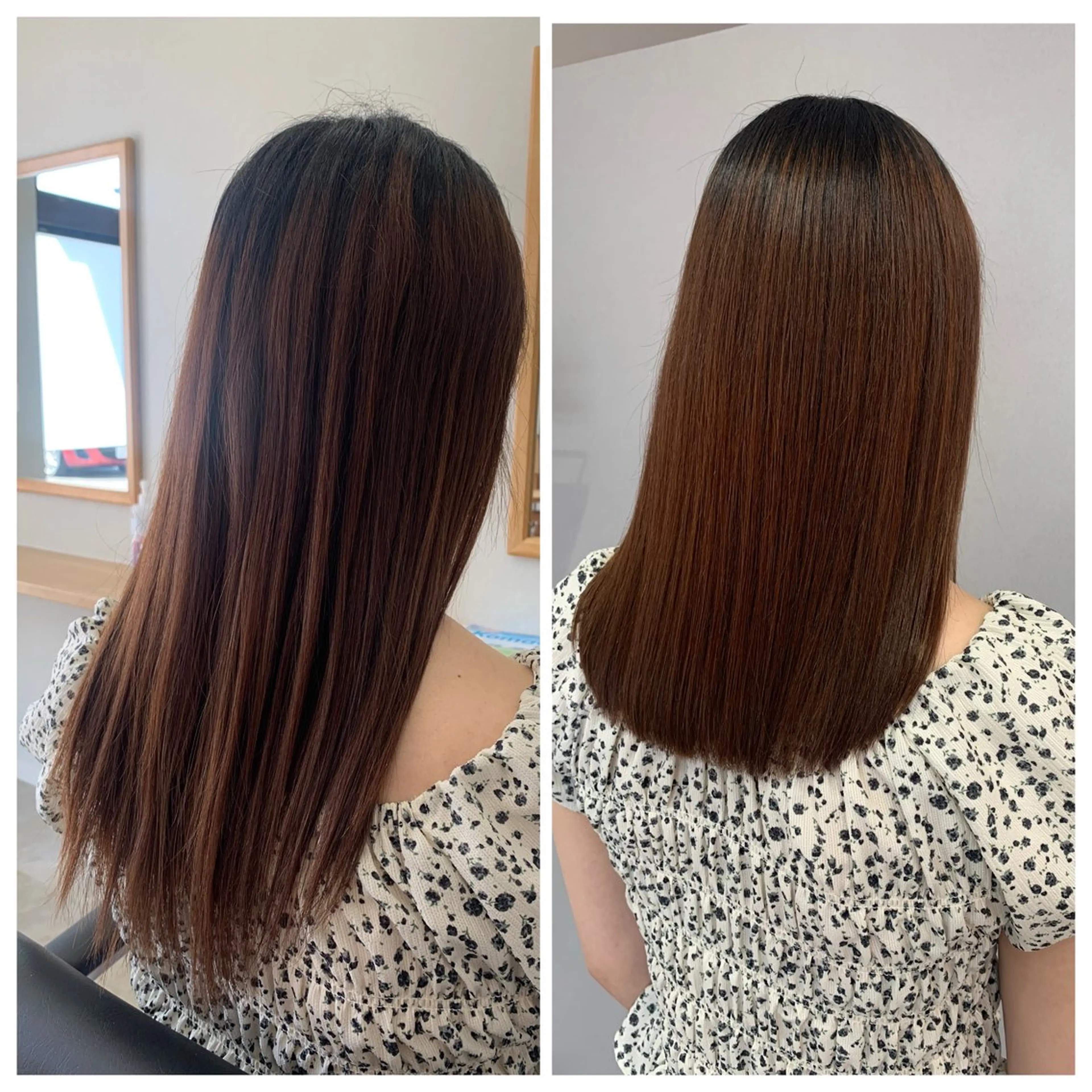 セミロング カット 縮毛矯正 トリートメント en.【エン】所属・en.桐山 晃彦のヘアスタイル