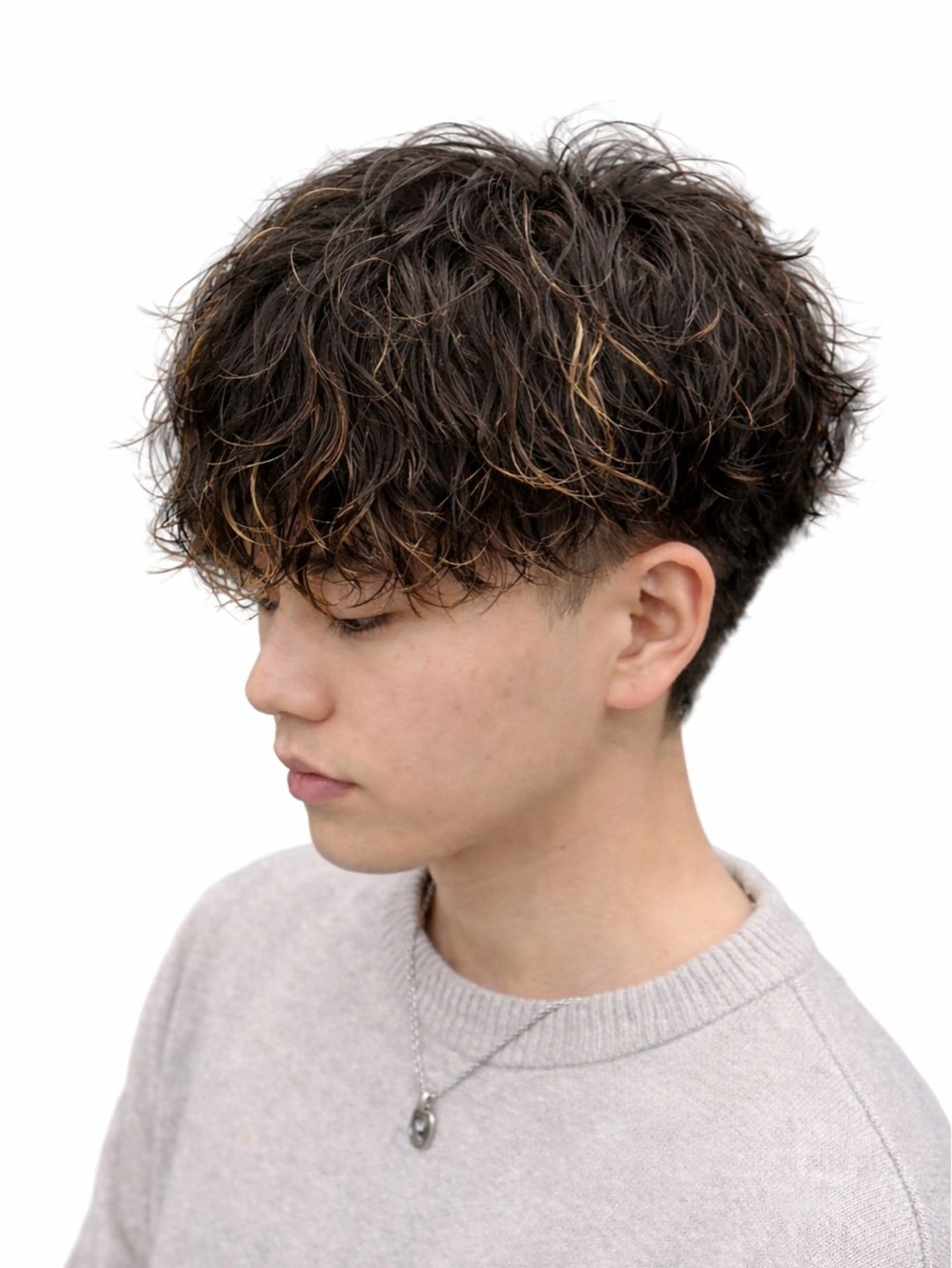 パーマ メンズ カット パーマ 👑駅近メンズサロン パーマ特化北千住👑のヘアスタイル