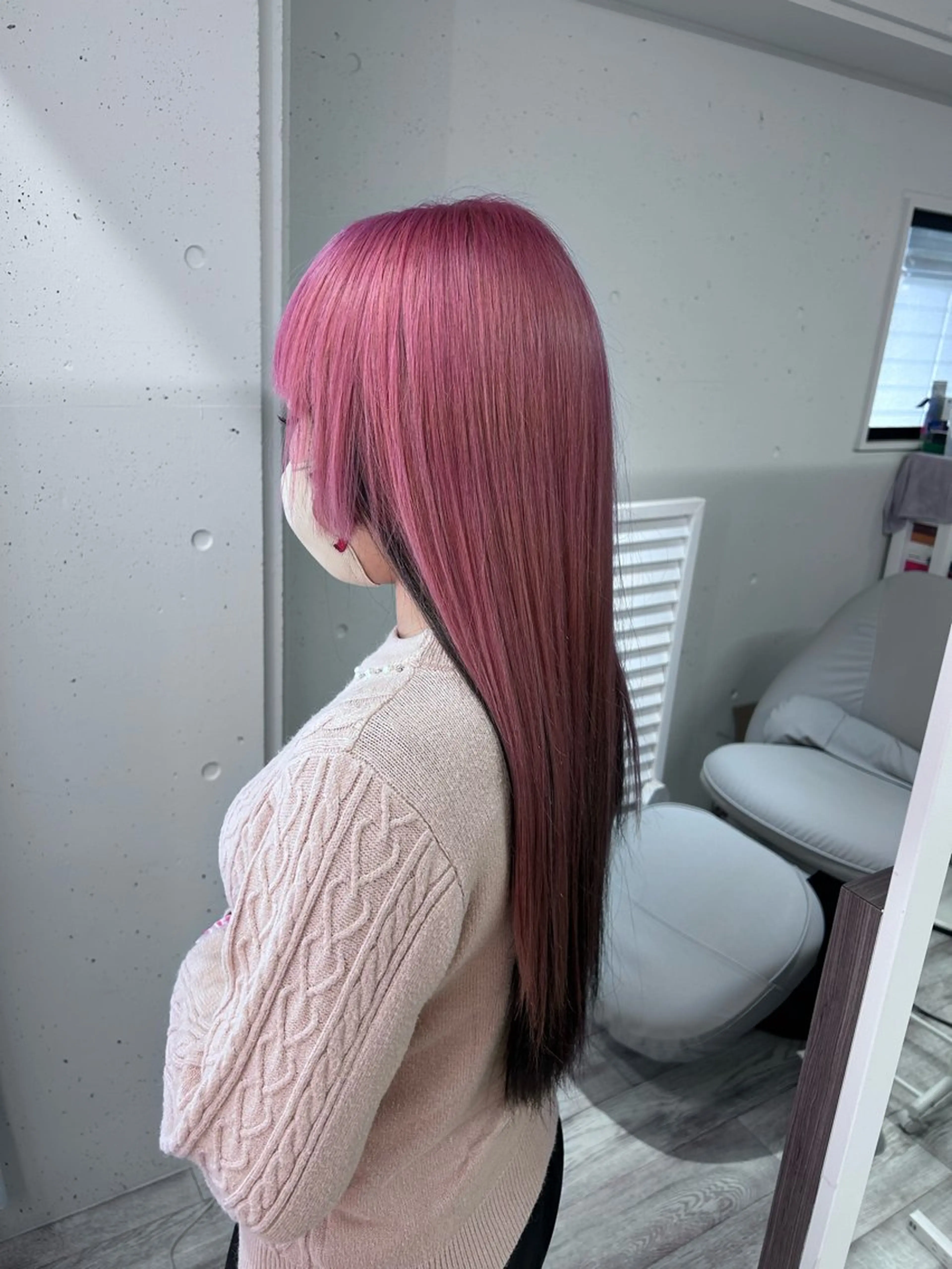 ミニモ学割💎高校生限定💎10%オフ👩‍🦳💒1ブリーチ+カラーの写真