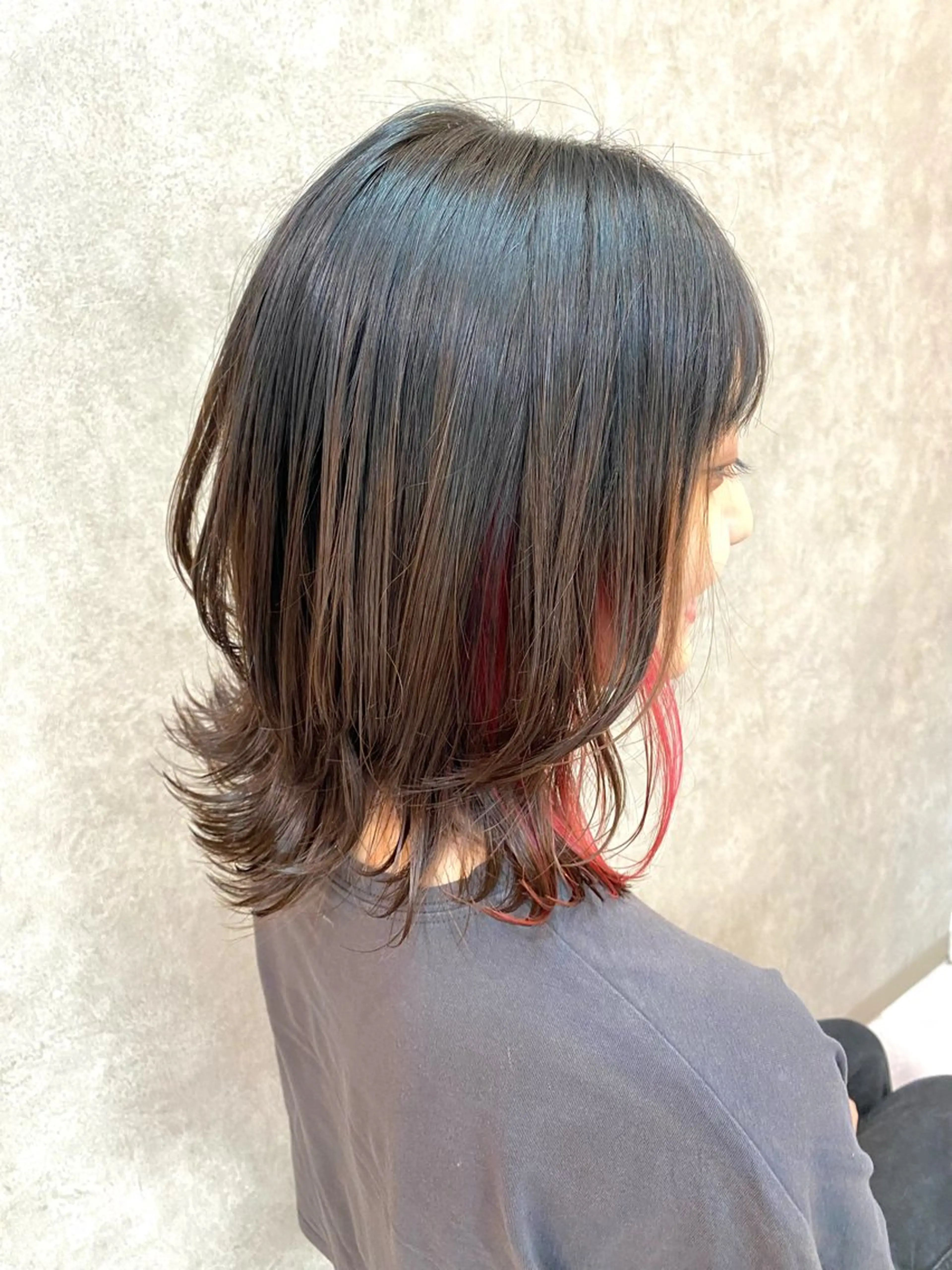 セミロング カット ヘアカラー トリートメント 【enil代表】 杉林和哉のヘアスタイル