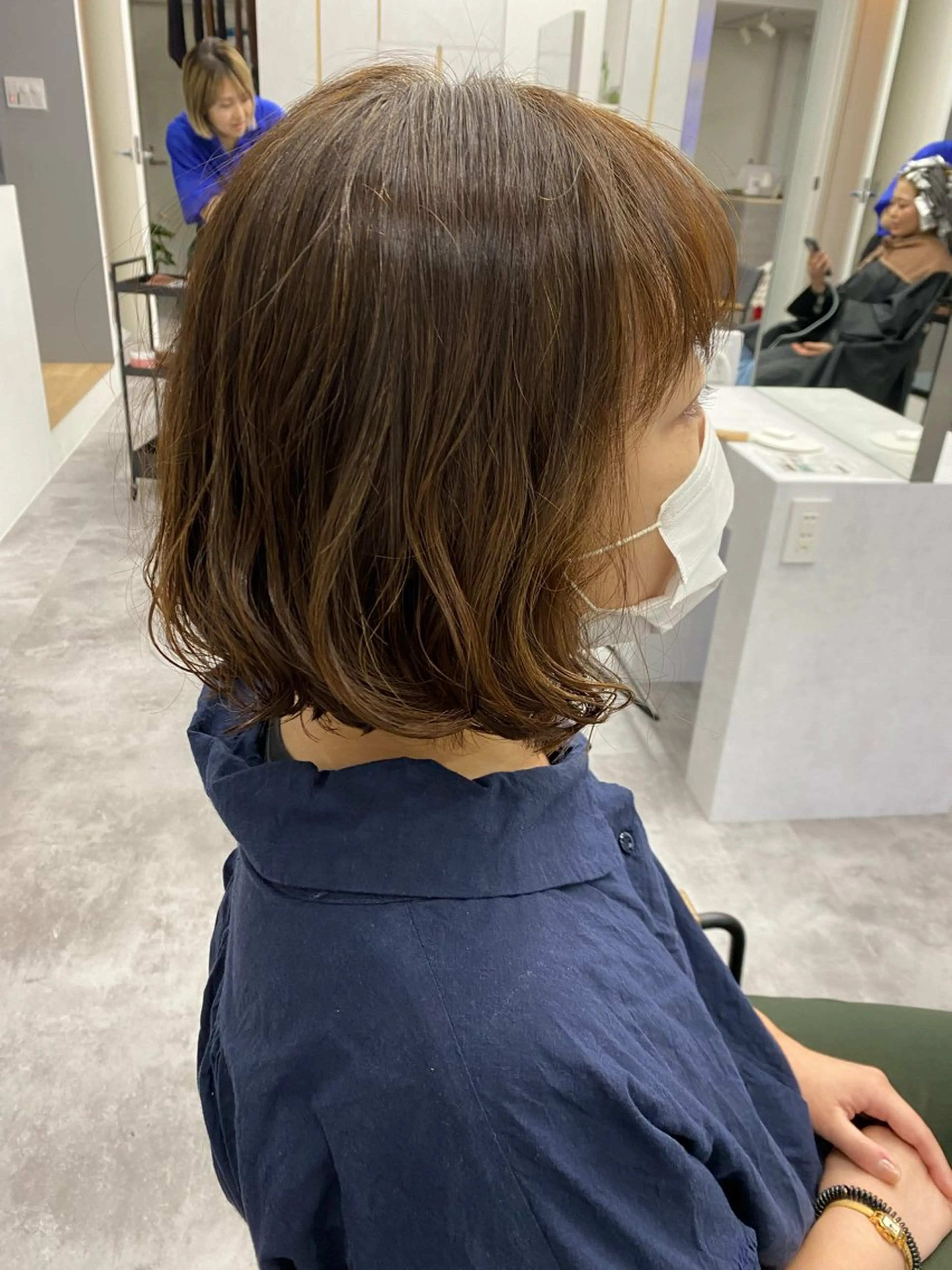 ショート カラー パーマ ヘアアレンジ レイヤー/メンズ🥑 マエダアズミ🥑のヘアスタイル