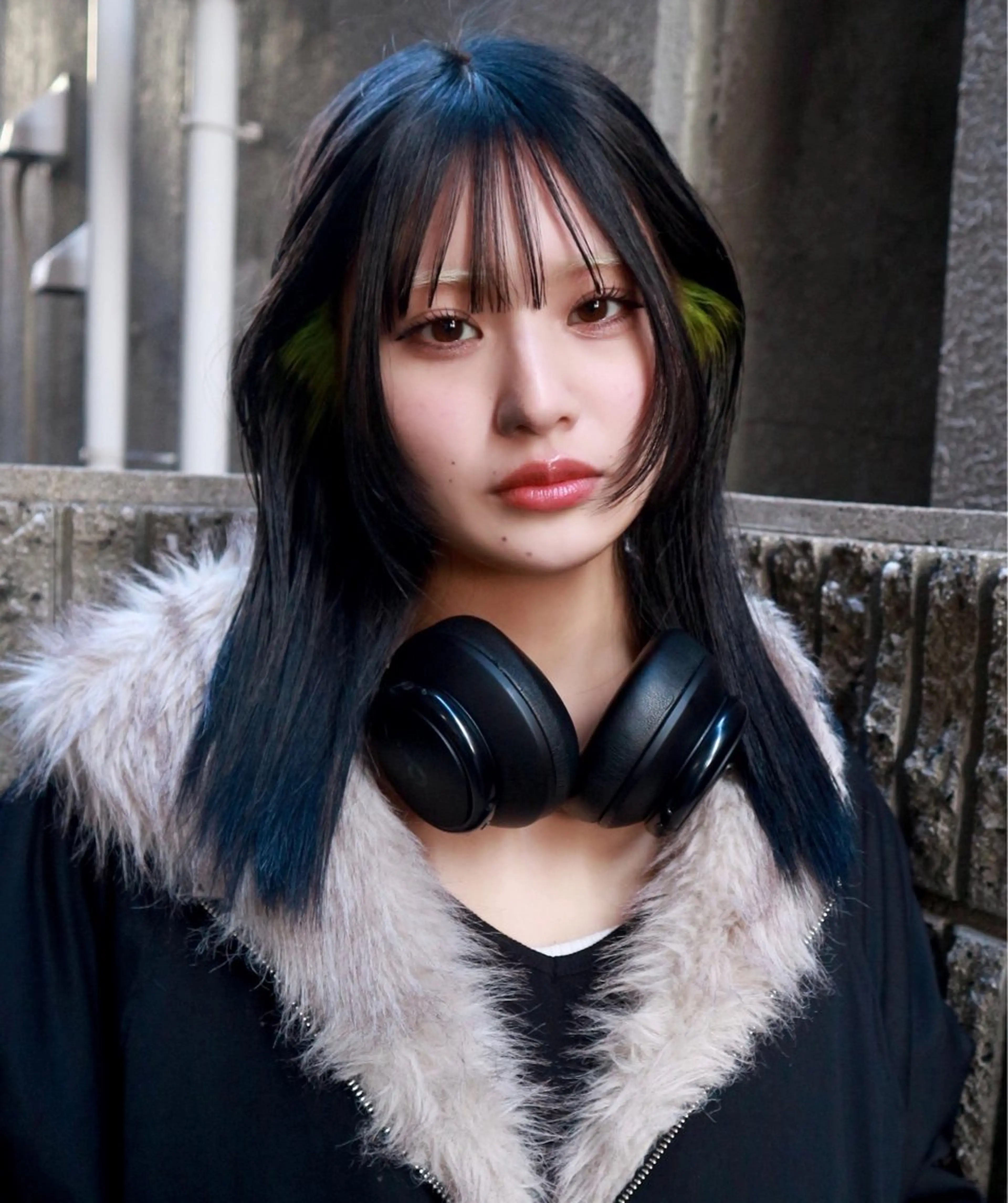 ミディアム ヘアカラー ハイトーン/メンズ/ デザイン/梅田/ミユのヘアスタイル