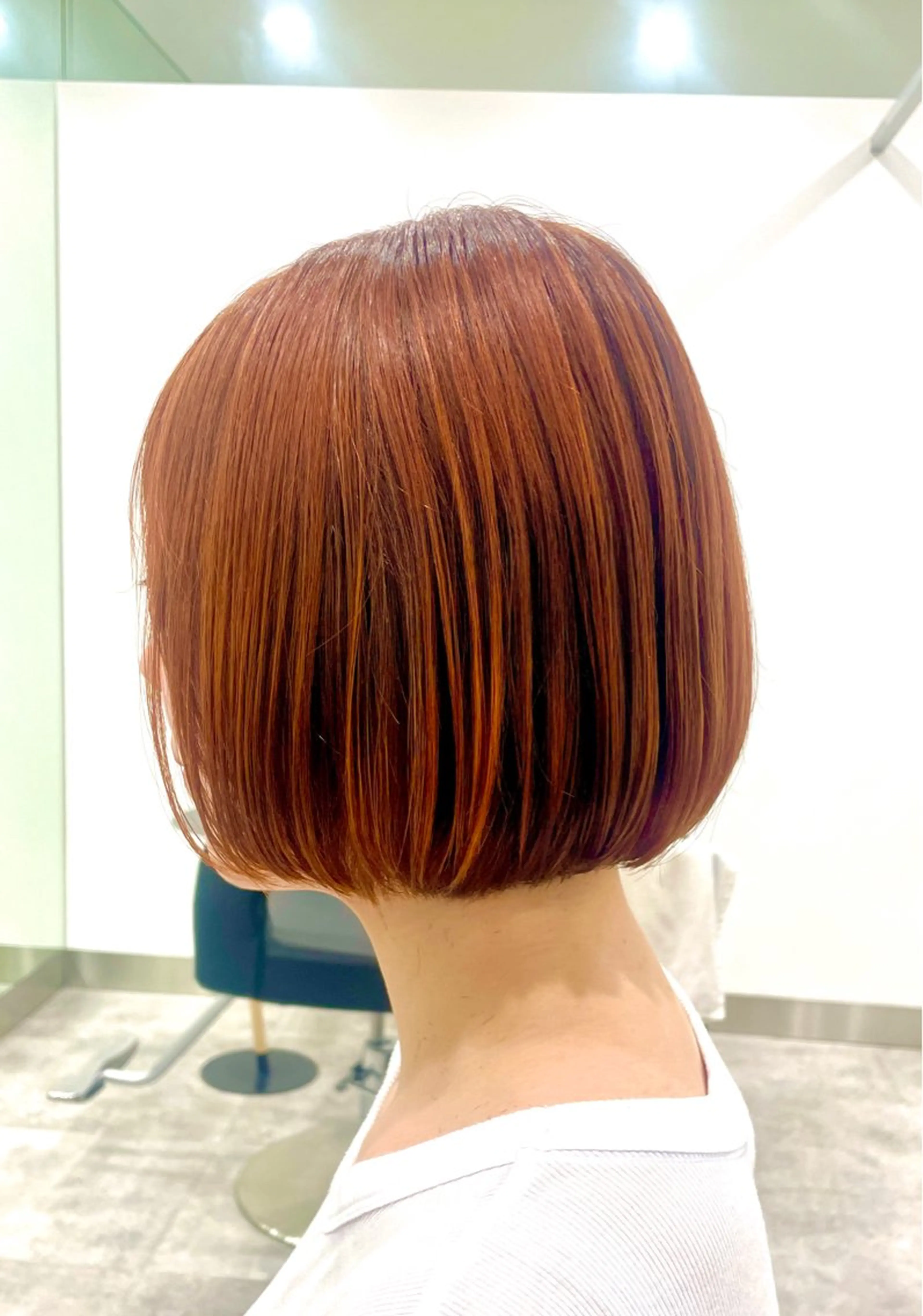 ショート ボブ 韓国風ヘア レイヤーカット 💝似合わせカット& カラーＵｒｕｎａ💝のヘアスタイル