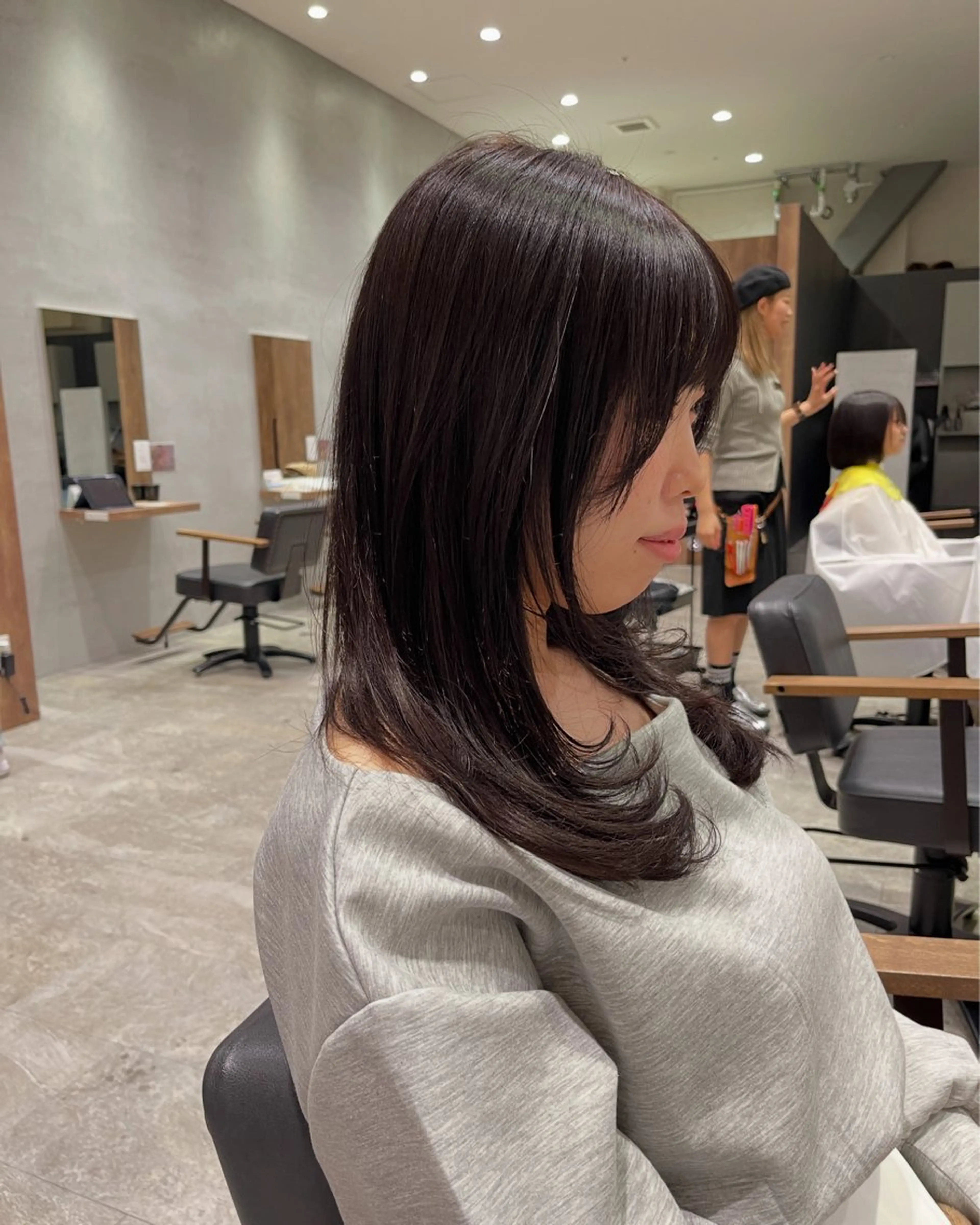 ミディアム カット ヘアカラー 髪質改善/レイヤー ✨平沼佑麻✨のヘアスタイル