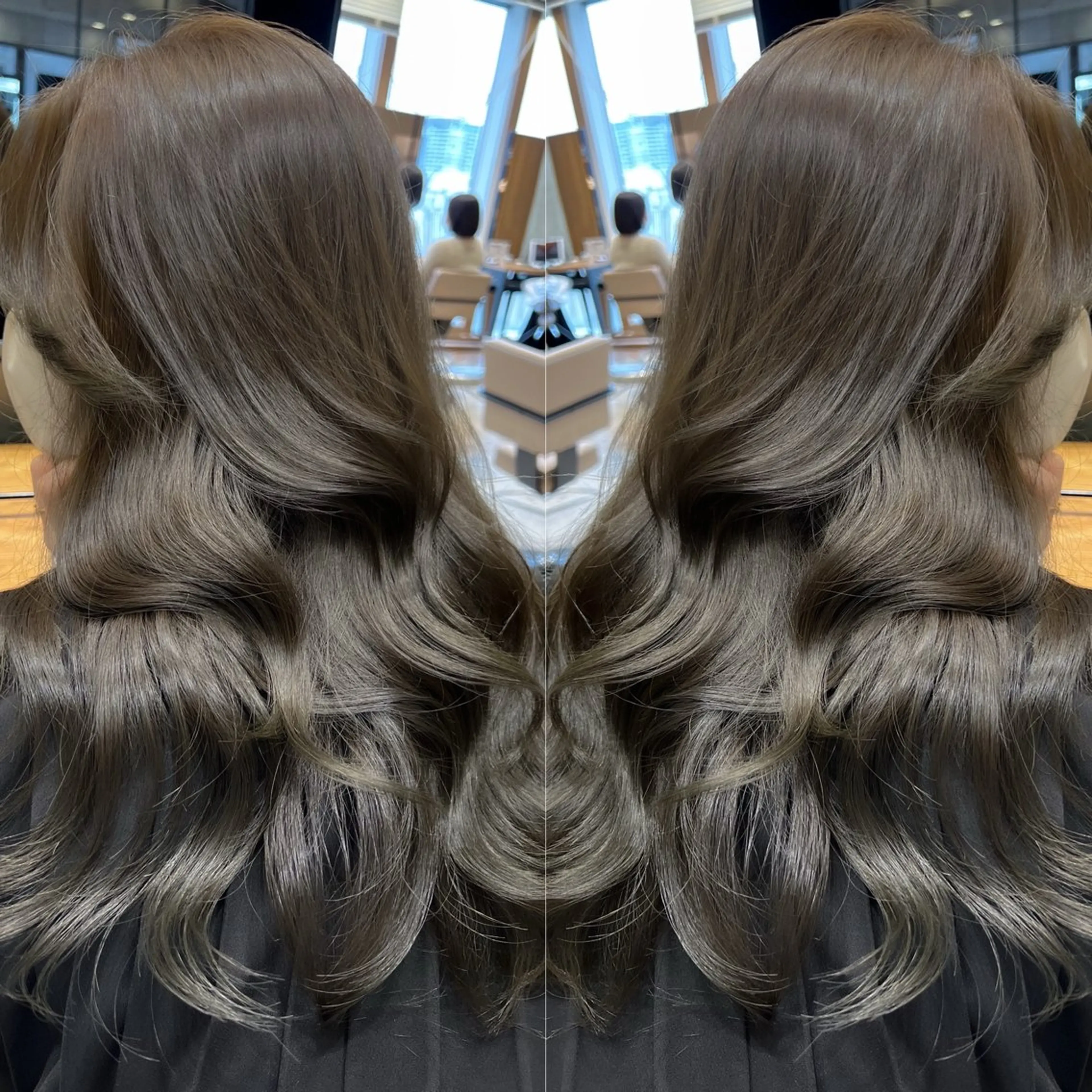 ロング カラー 映える顔まわり/前髪 特化 💗 ユキマのヘアスタイル