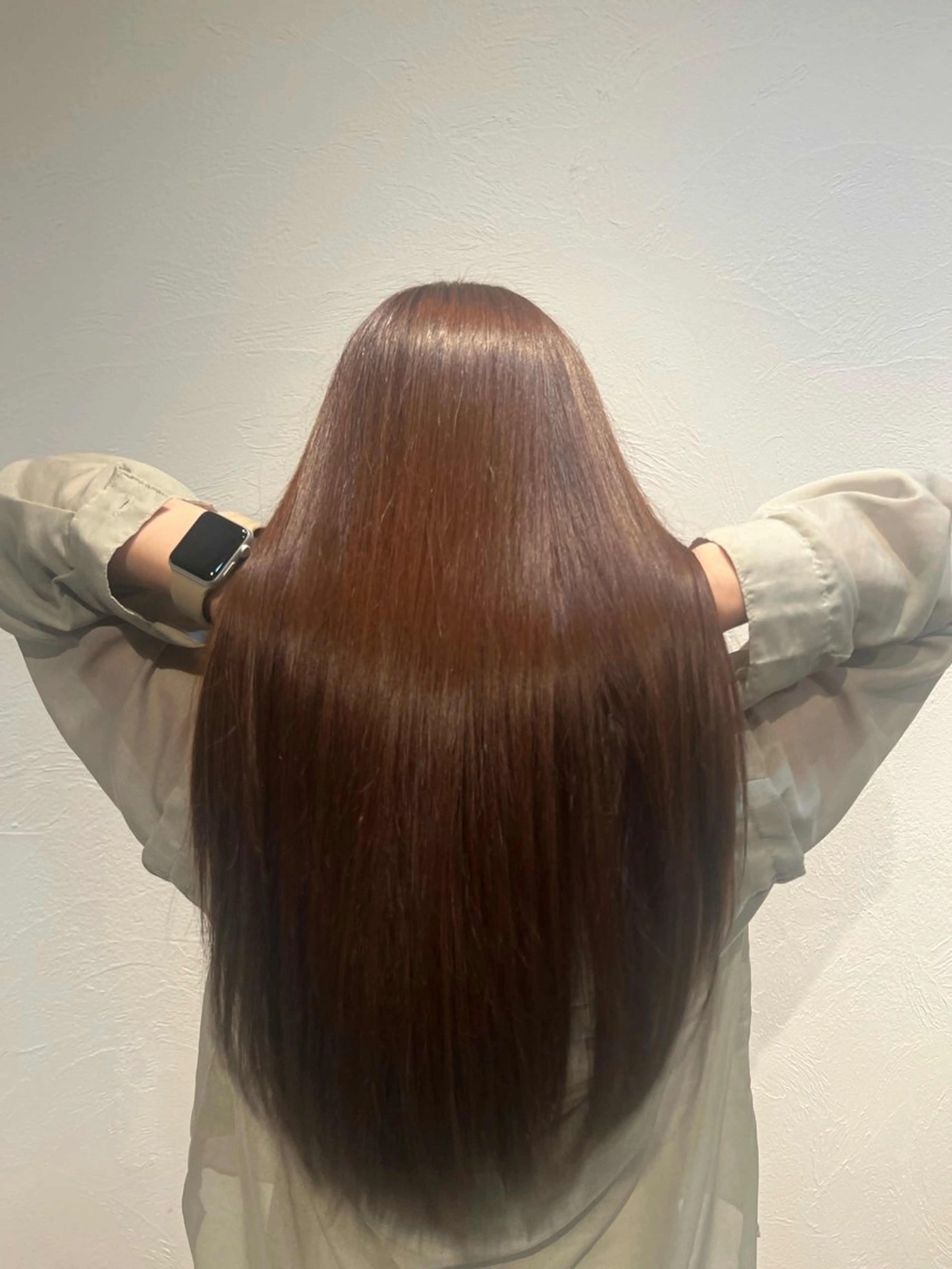 【🎀髪質改善クーポン】カット+縮毛矯正+ベースTrの写真