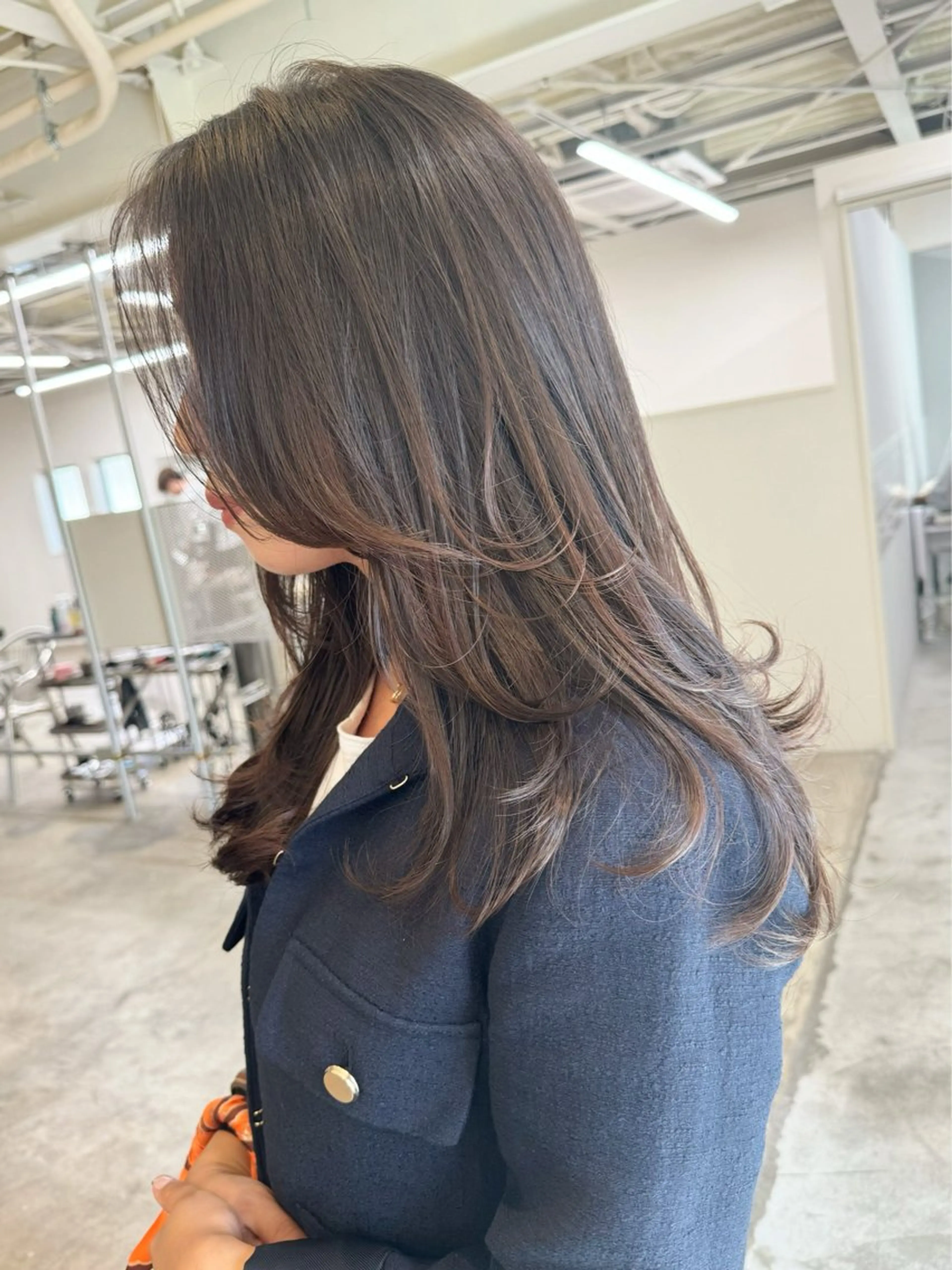 セミロング レイヤーカット カット トリートメント Tsuyoki .のヘアスタイル