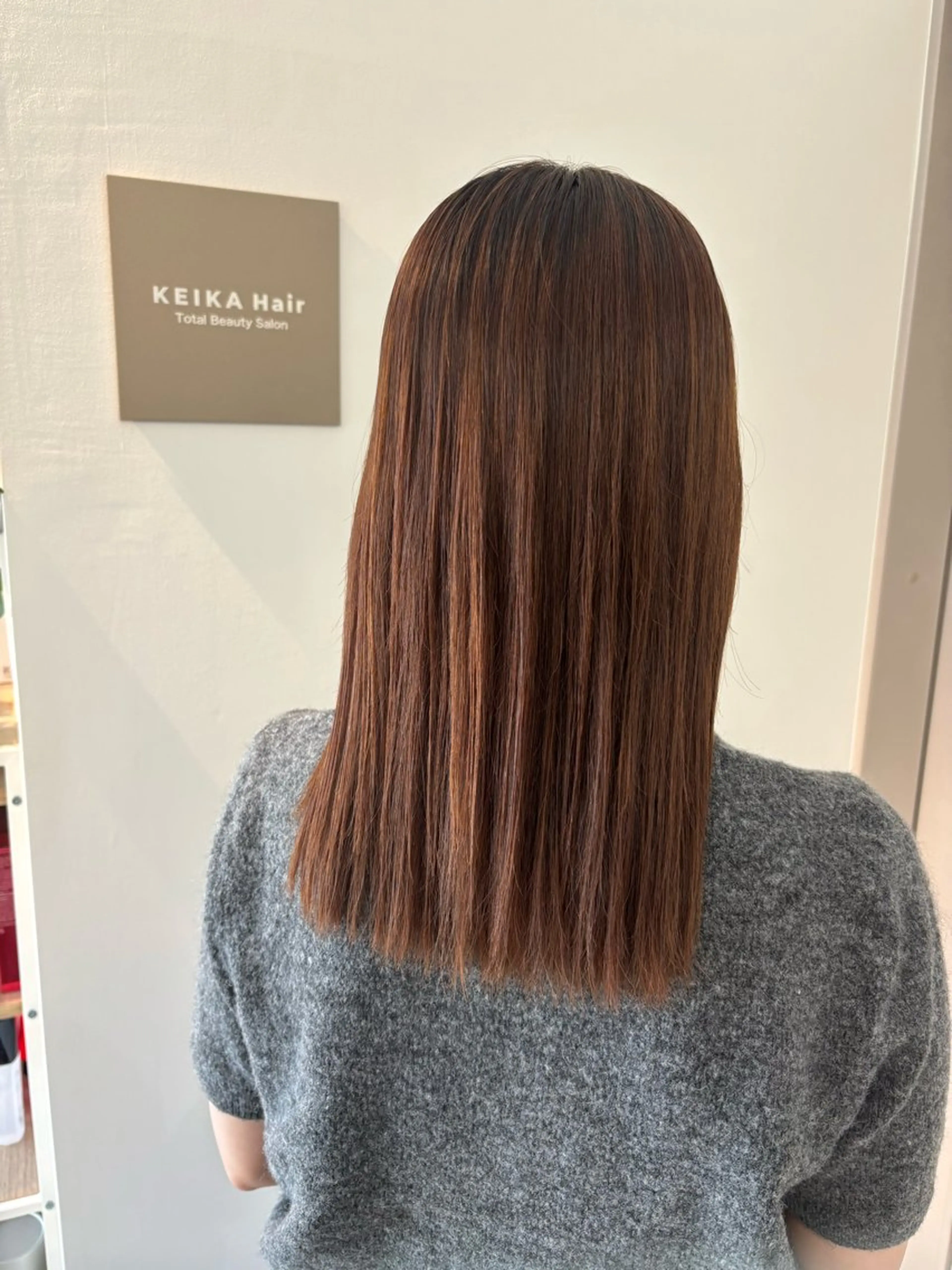 セミロング パーマ 縮毛矯正 KEIKA Hair(ケイカヘアー)所属・🕯️🔅長嶋 待倫名🕯️🔅のマツエク・マツパデザイン
