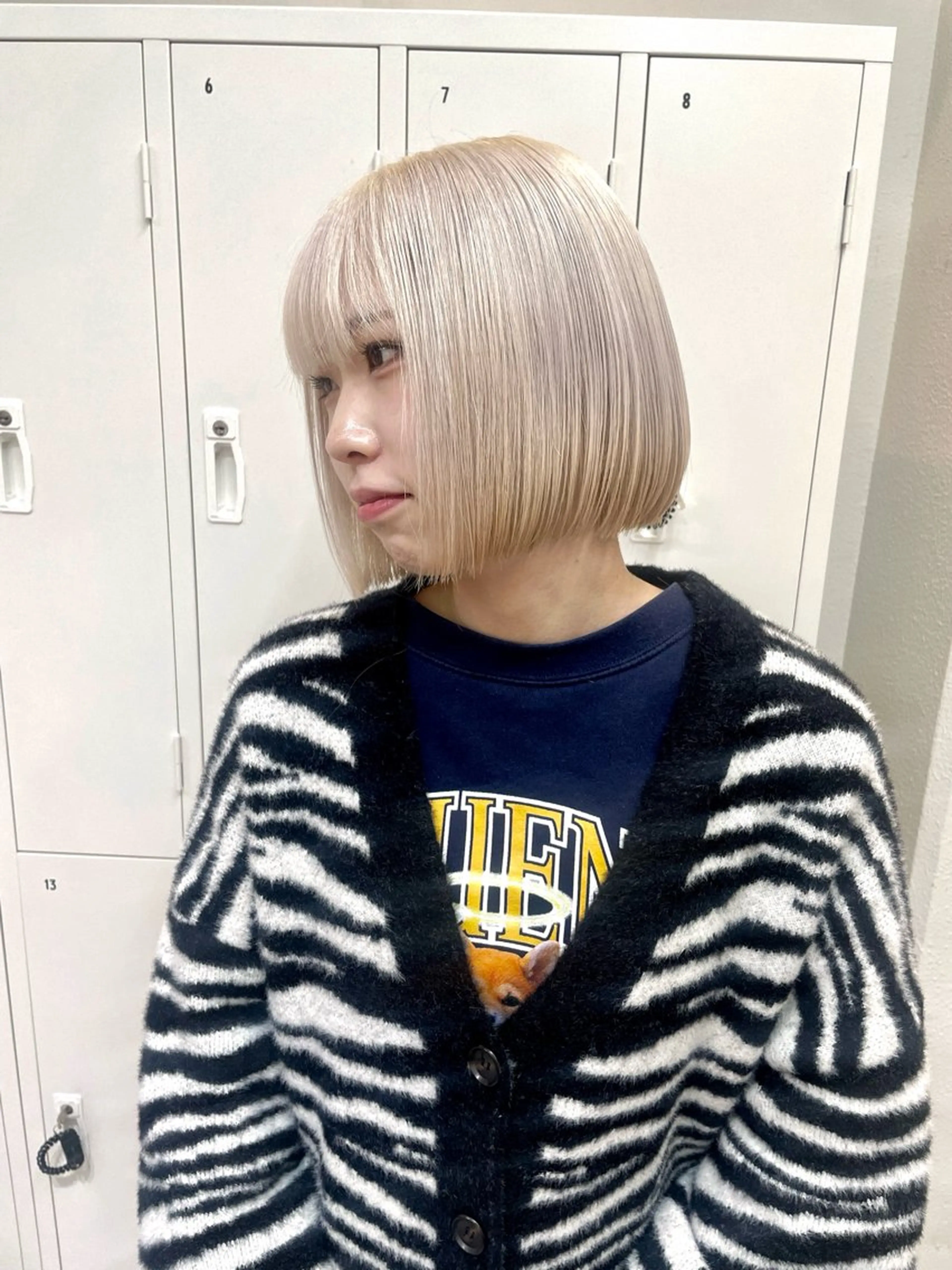 ショート カラー 田中大星 /ボブ 縮毛矯正のヘアスタイル