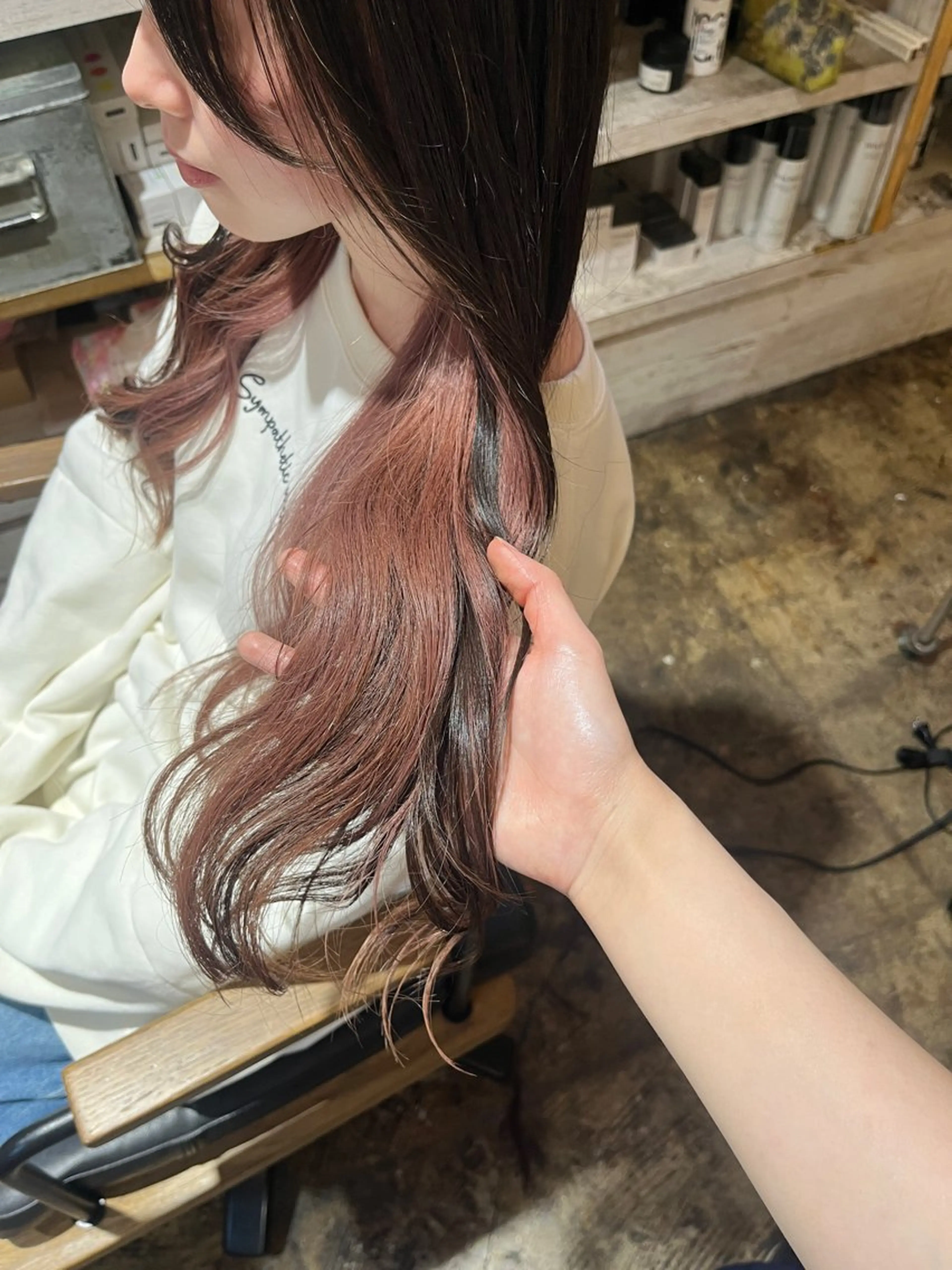 ロング カラー カット ヘアカラー トリートメント ブリーチ/髪質改善 Norikaのヘアスタイル