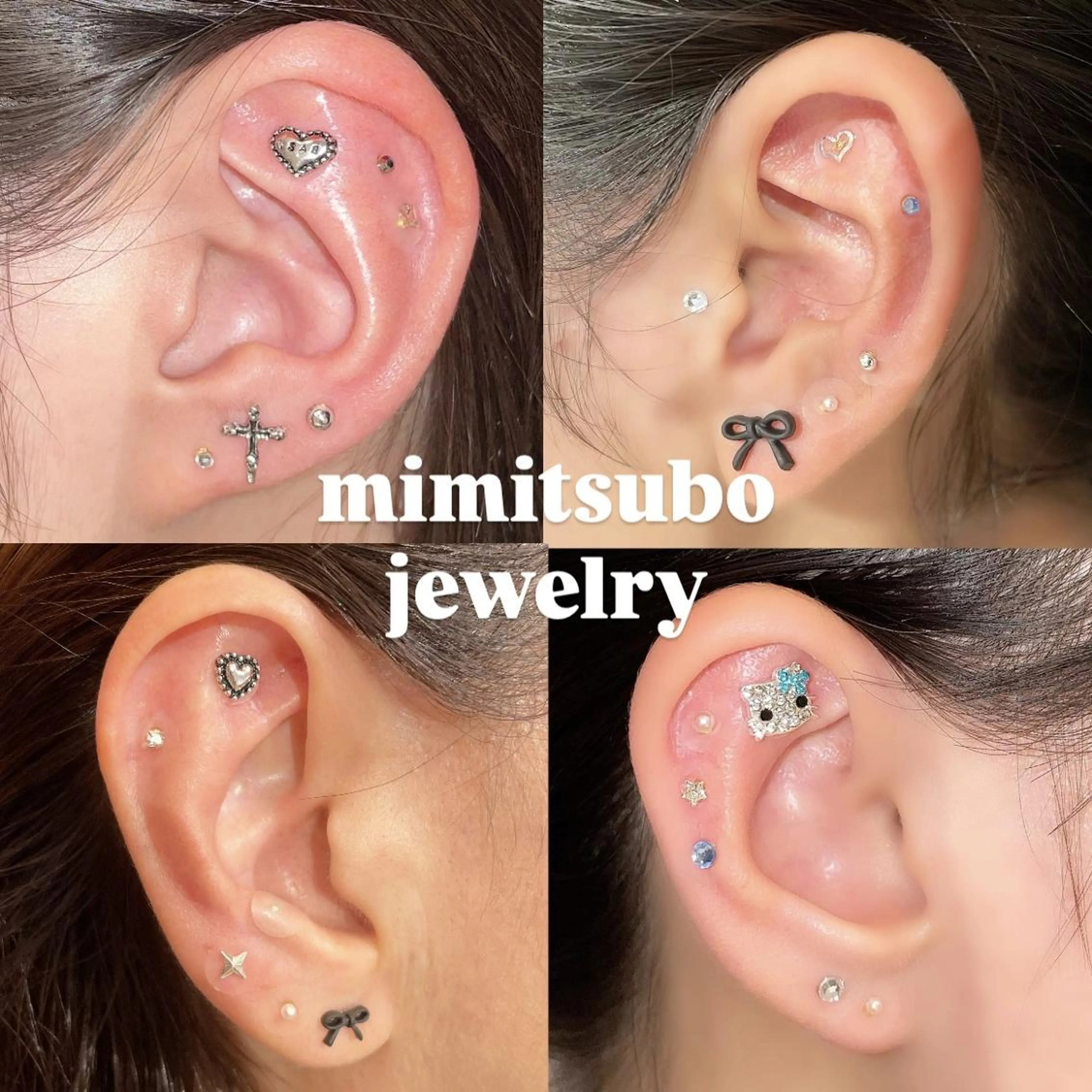 mimitsubo jewelry (両耳12粒) 💟の写真