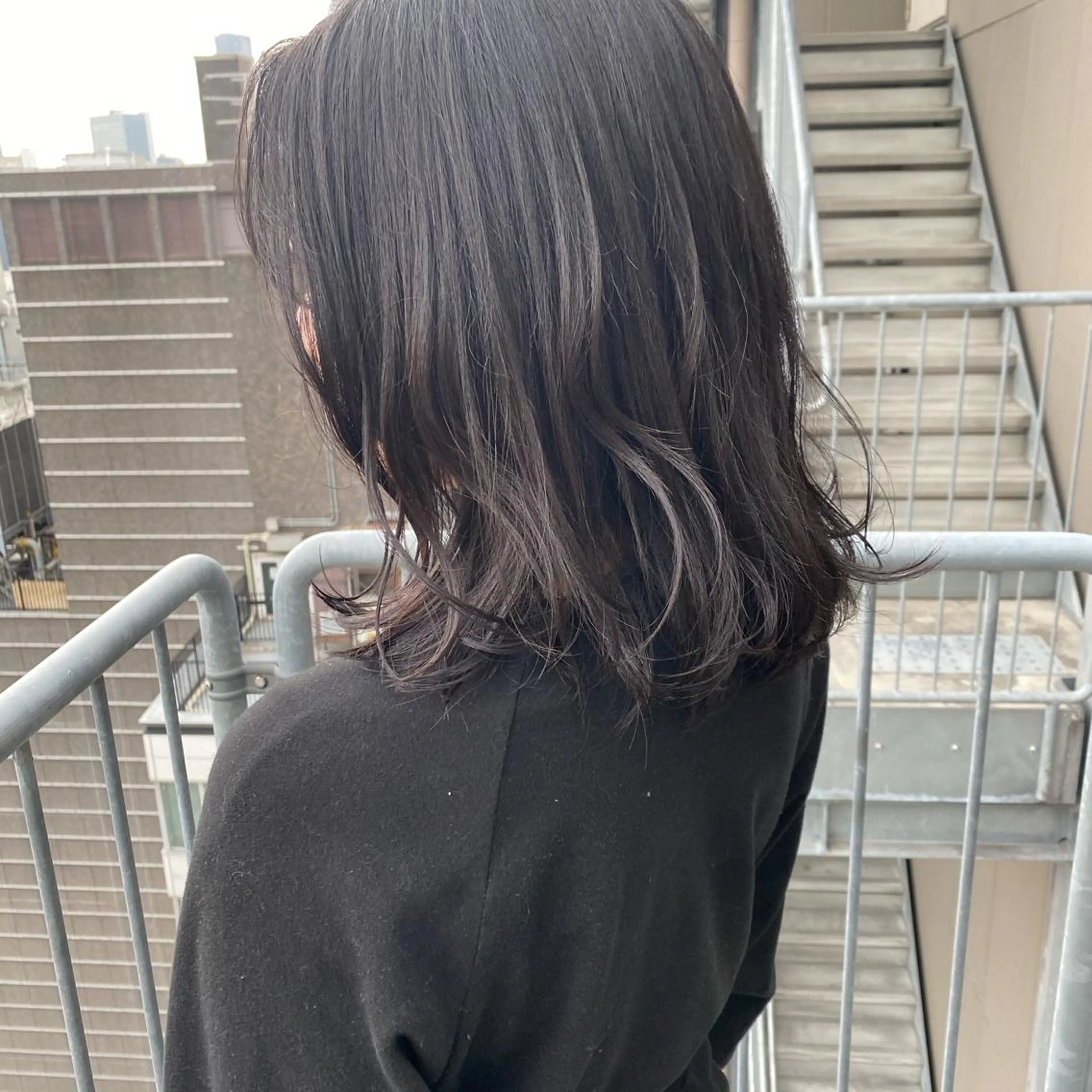 ミディアム カラー 坂本 圭太朗のヘアスタイル