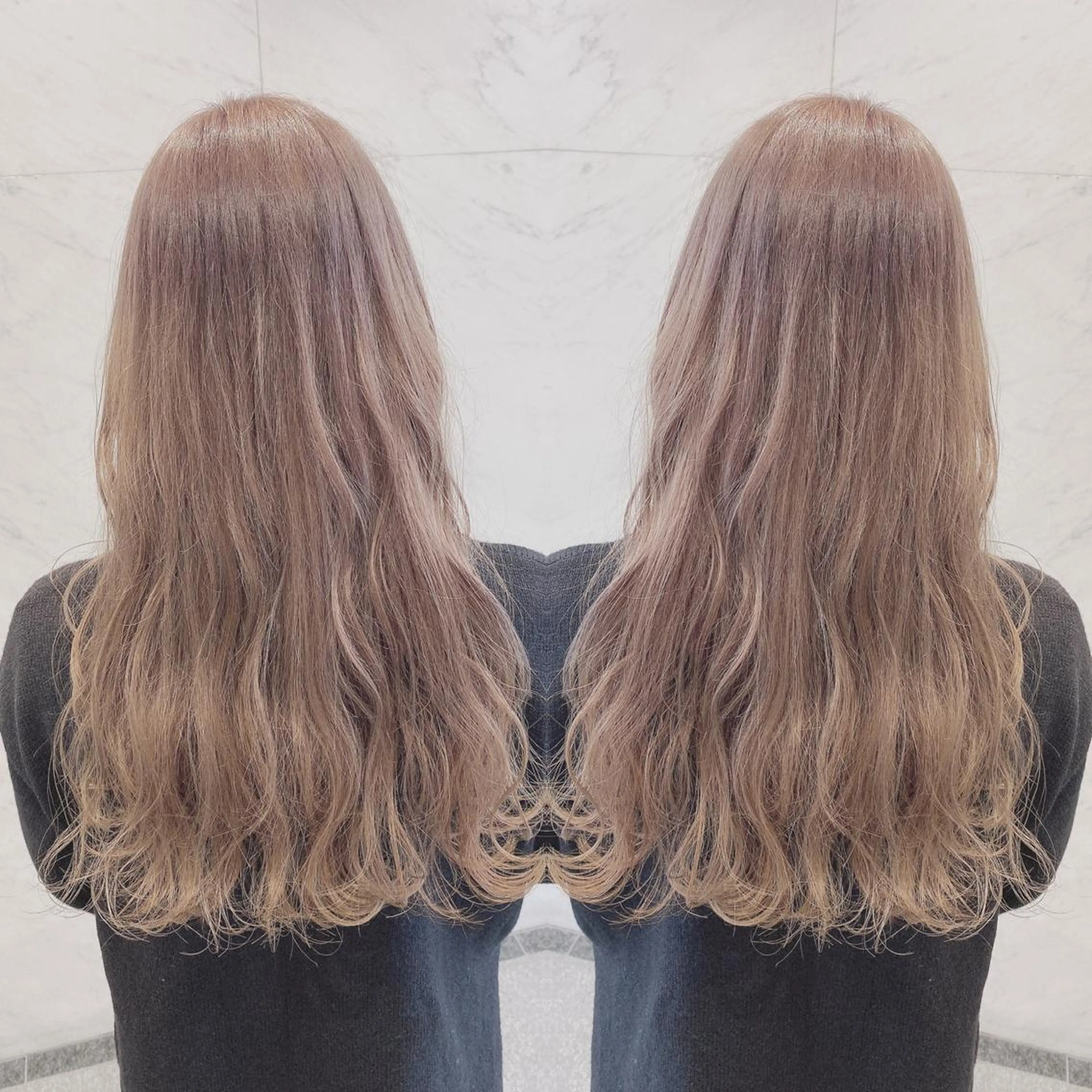 ロング カラー ヘアカラー cecil hair所属・重政 和樹のヘアスタイル