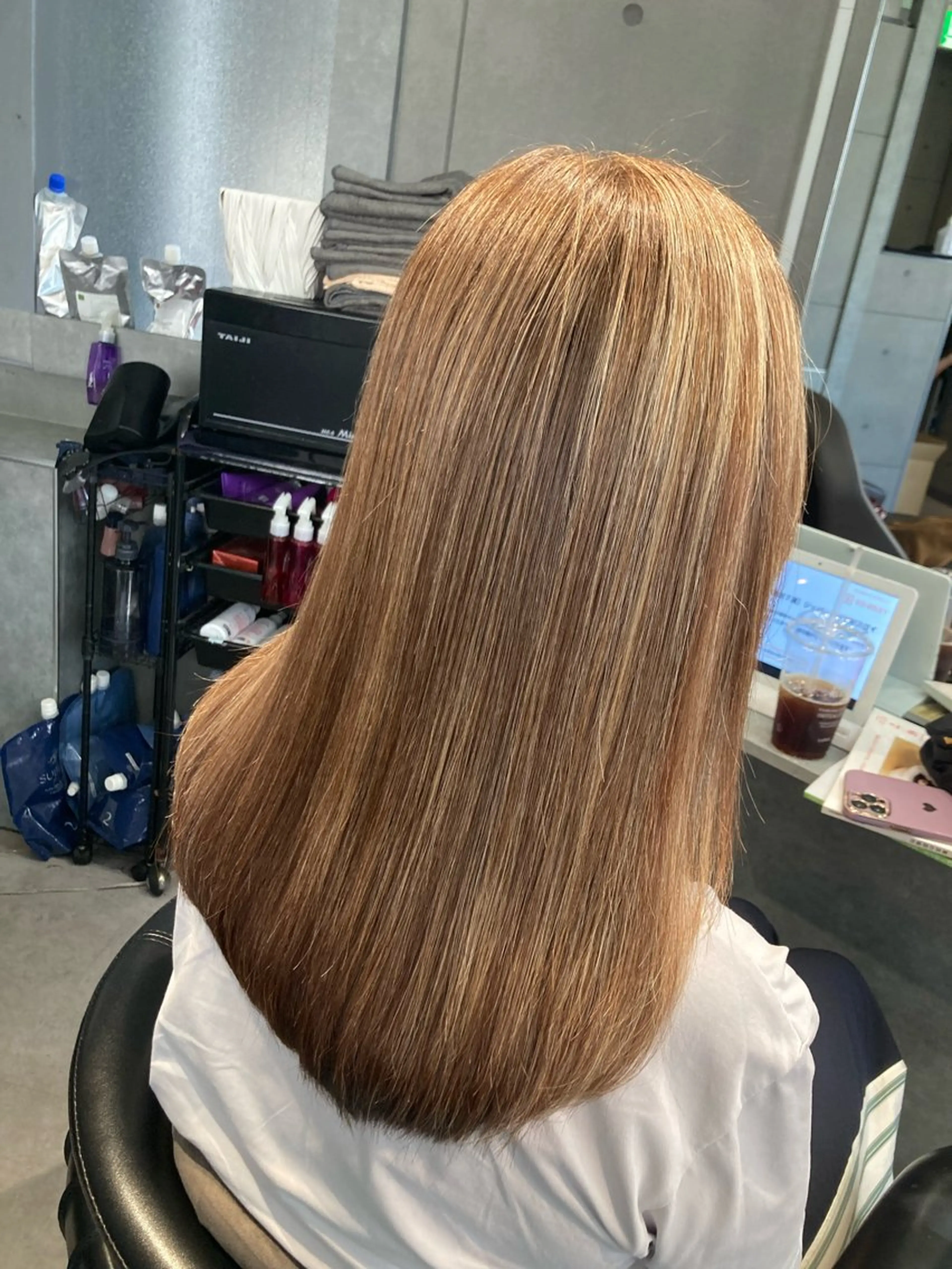 ロング トリートメント 髪質改善☺︎縮毛矯正 ふじい まりんのヘアスタイル