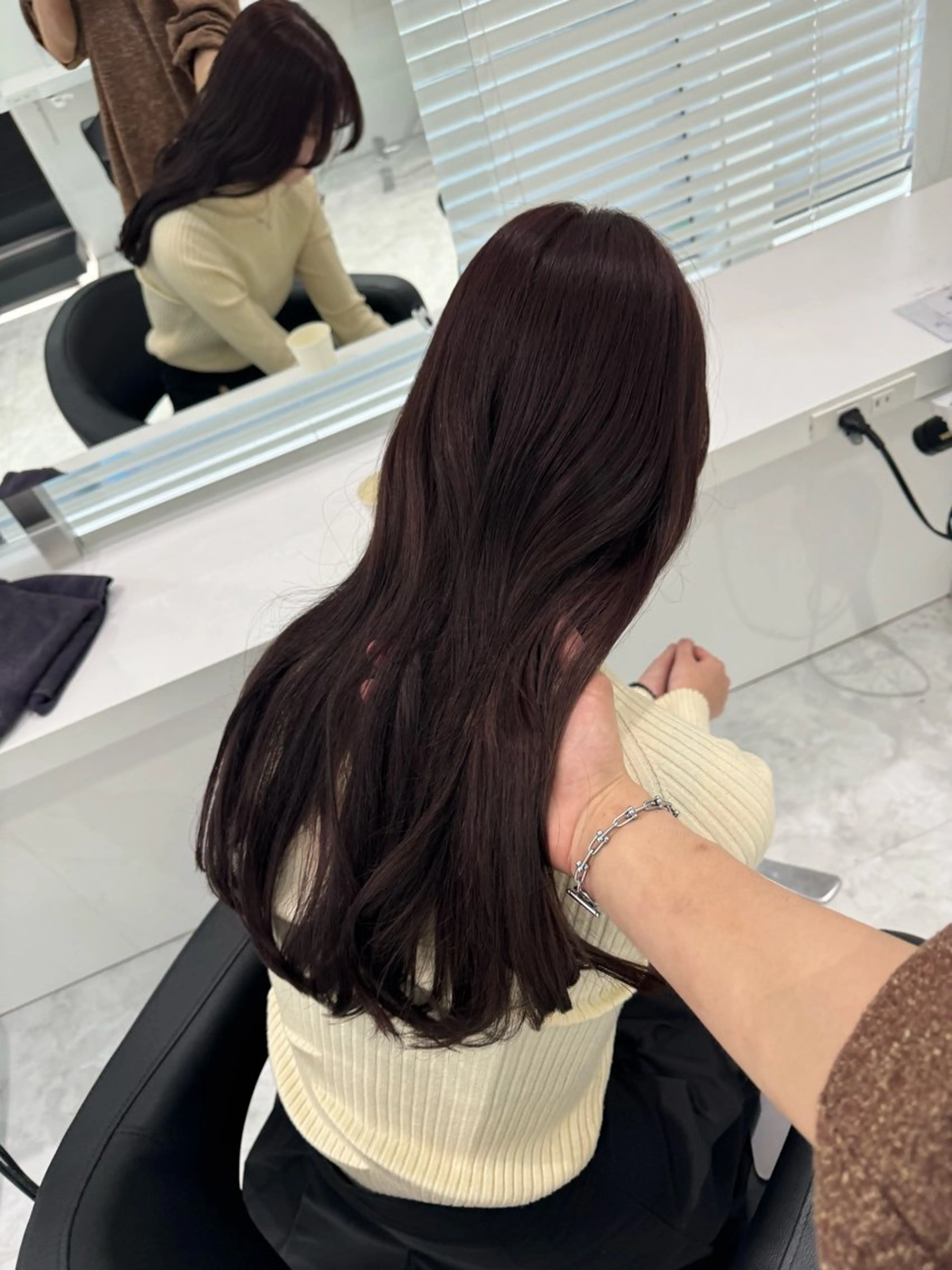 セミロング カラー 💎透明感カラー /kaito💎のヘアスタイル