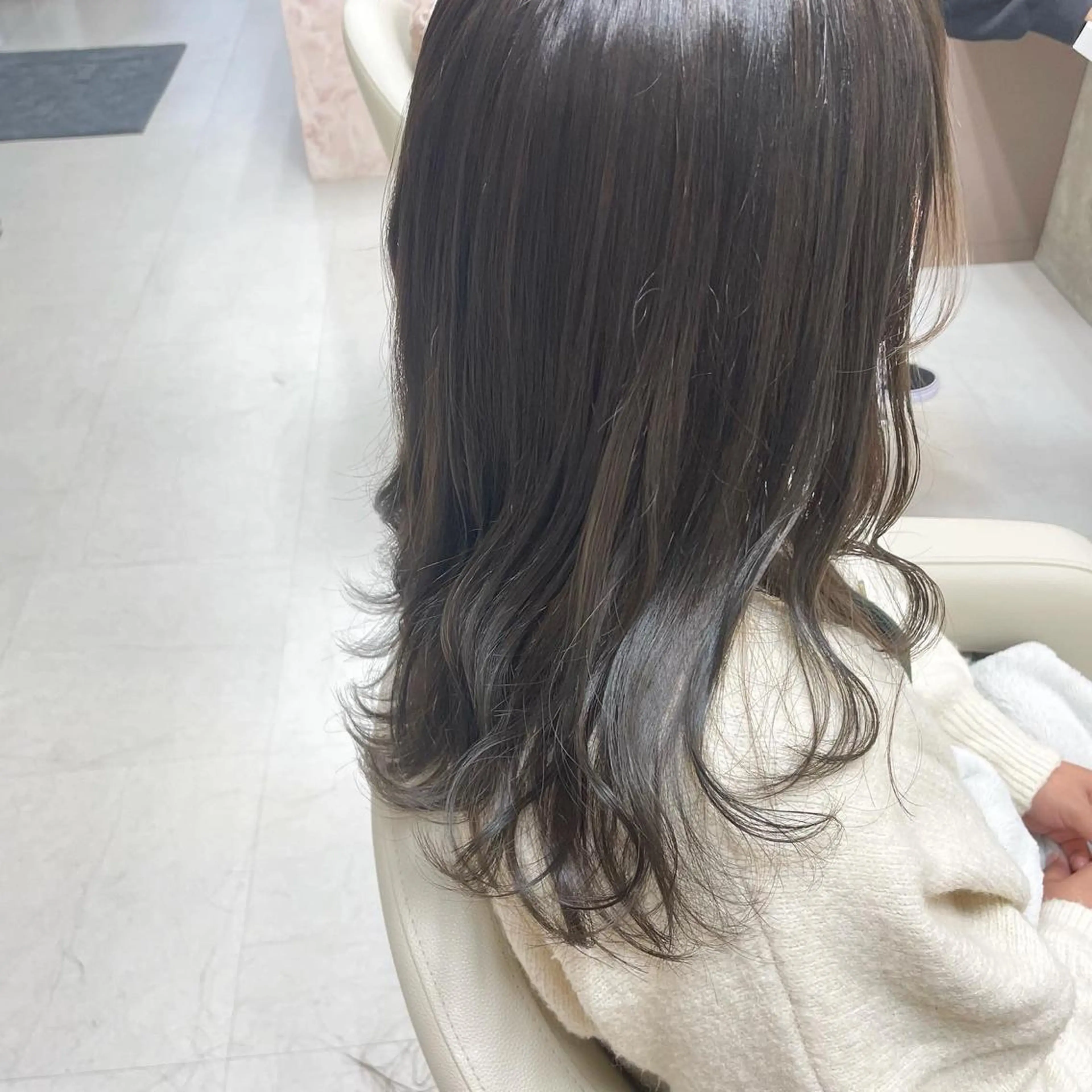 ロング カラー カット ヘアカラー トリートメント Lemupu所属・坂本 沙也加のヘアスタイル