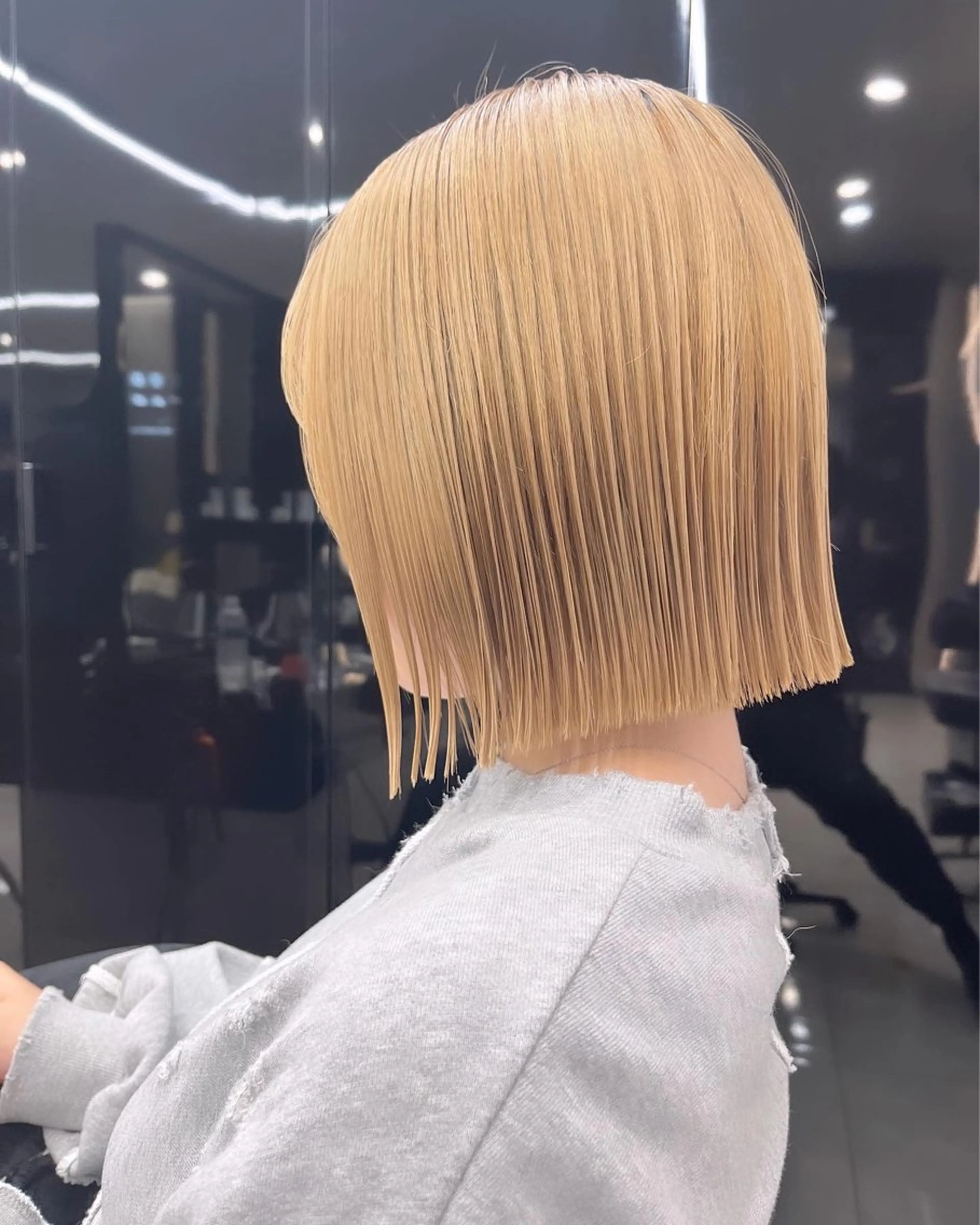 ミディアム カラー hair salon Ranun髪質改善のヘアスタイル