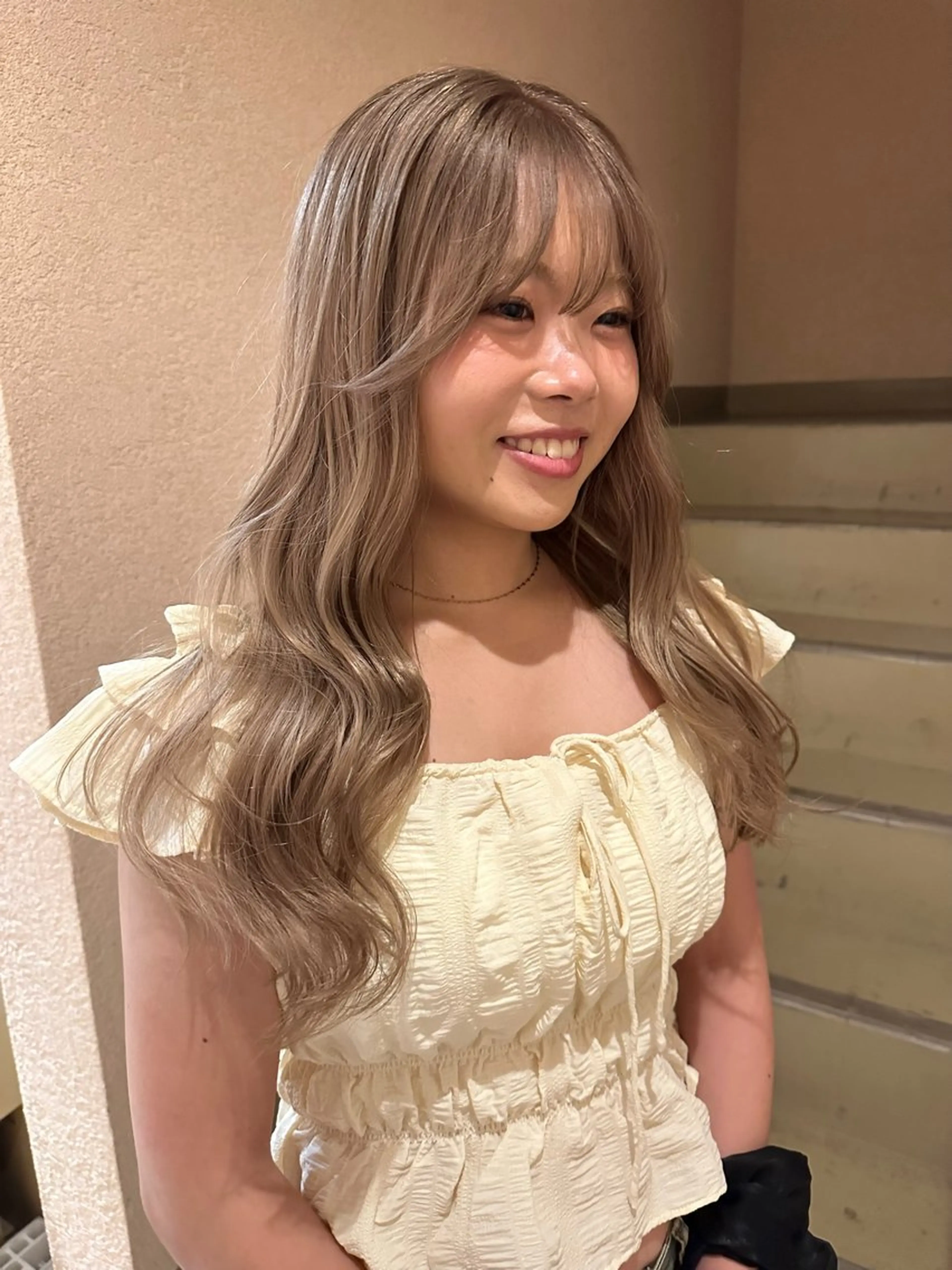 ロング ヘアカラー 🍇透明感カラー/ カットひかる🍒のヘアスタイル