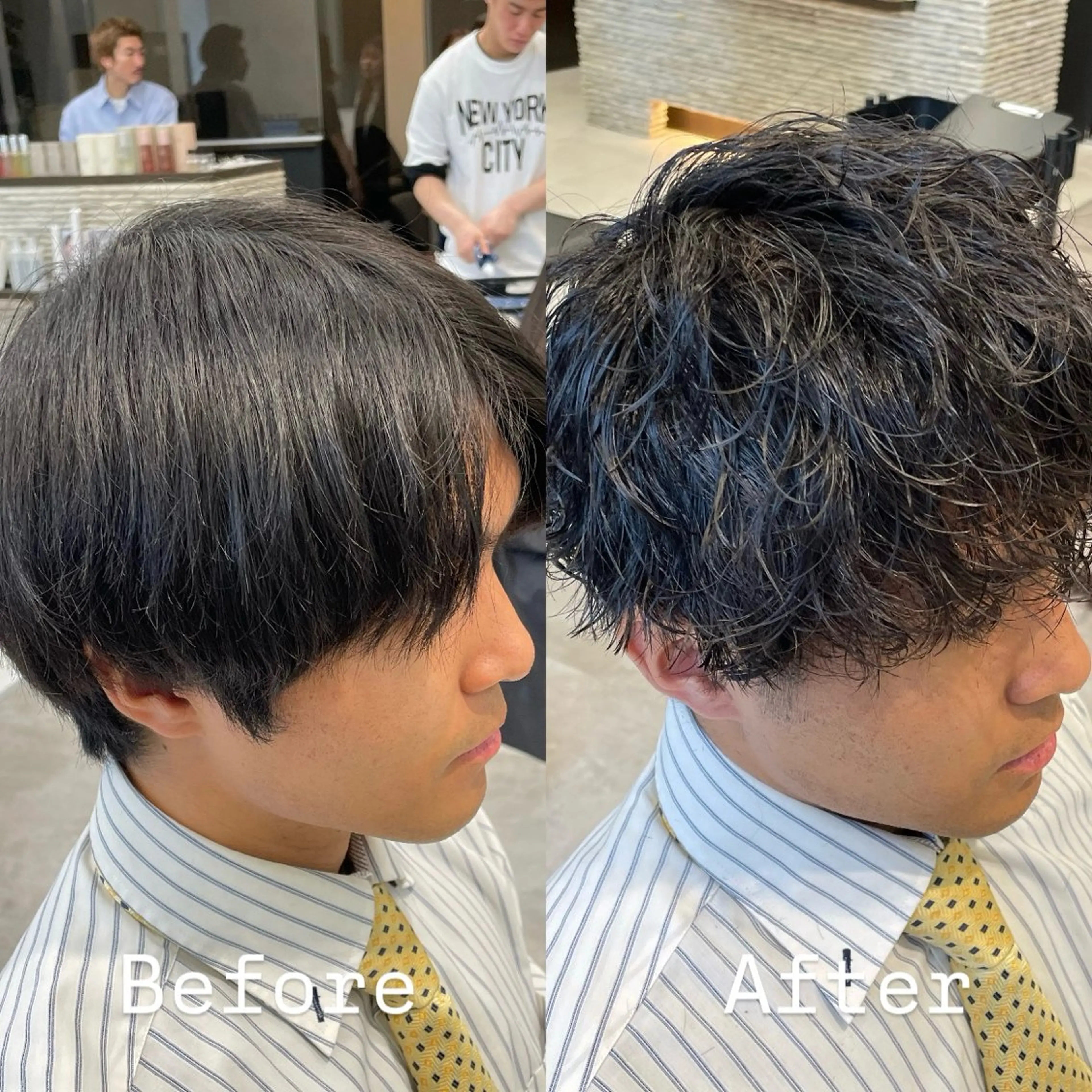 パーマ メンズ カット パーマ メンズ特化 / ツイスパ🔥高林拓斗のヘアスタイル