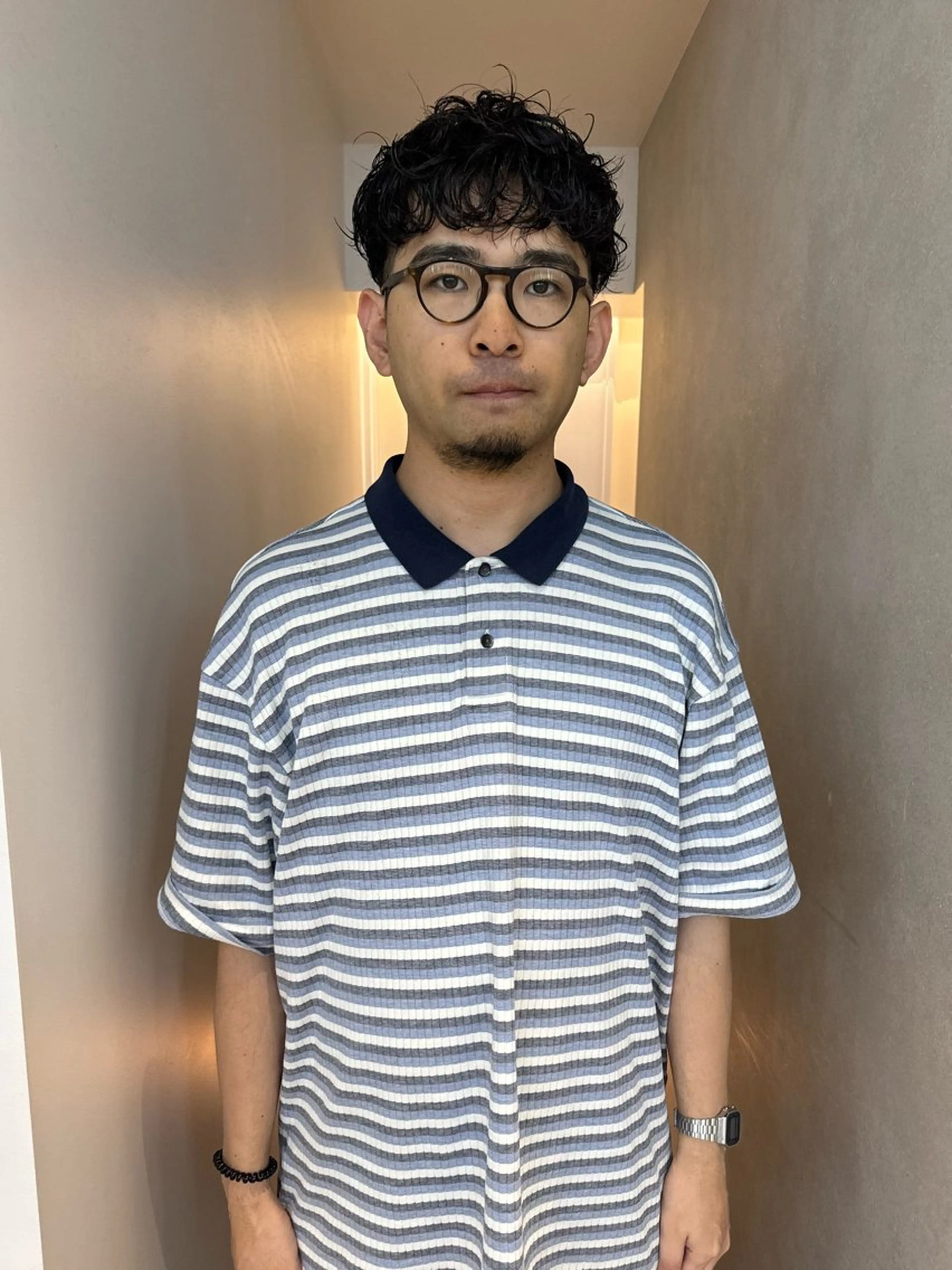 ショート パーマ メンズ カット パーマ 🇰🇷カルマパーマ kaito🇰🇷のヘアスタイル