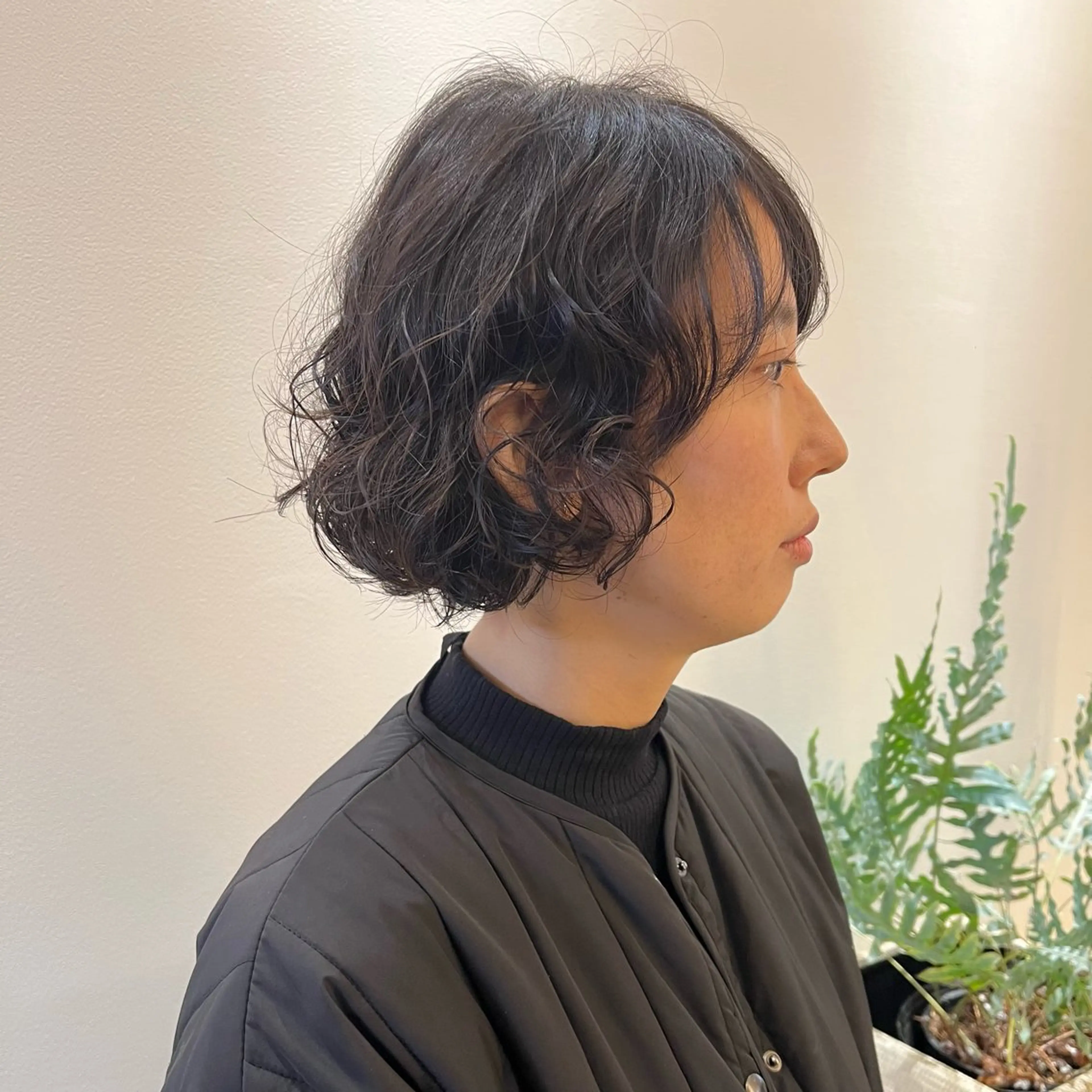 ショート ボブ くせ毛 M.SLASH自由が丘所属・【くせ毛/ショート/ ボブ】元太郎のヘアスタイル