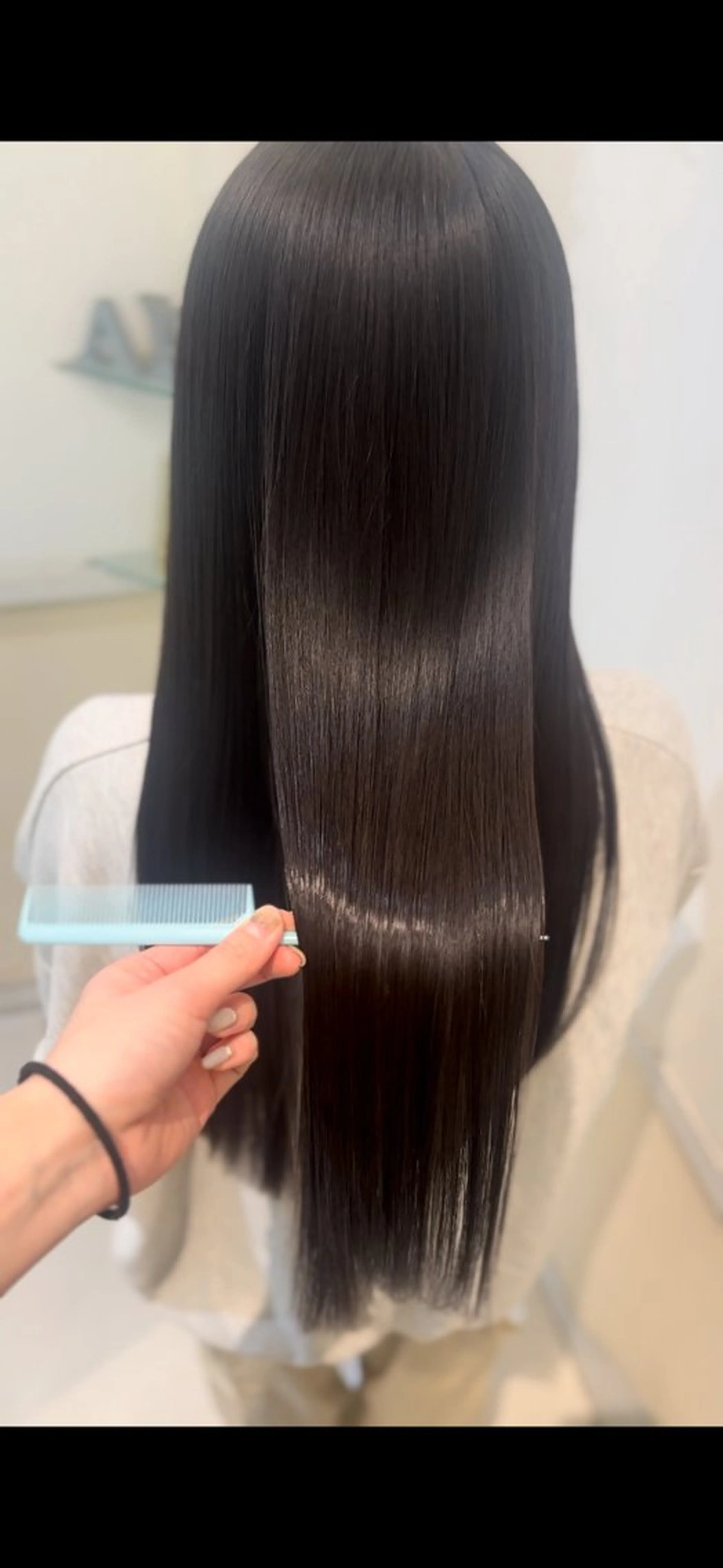 【✨️大人気メニュー✨️】前髪カット＋髪質改善ケアカラー＋Aujua4stepシステムトリートメント✨️💞の写真