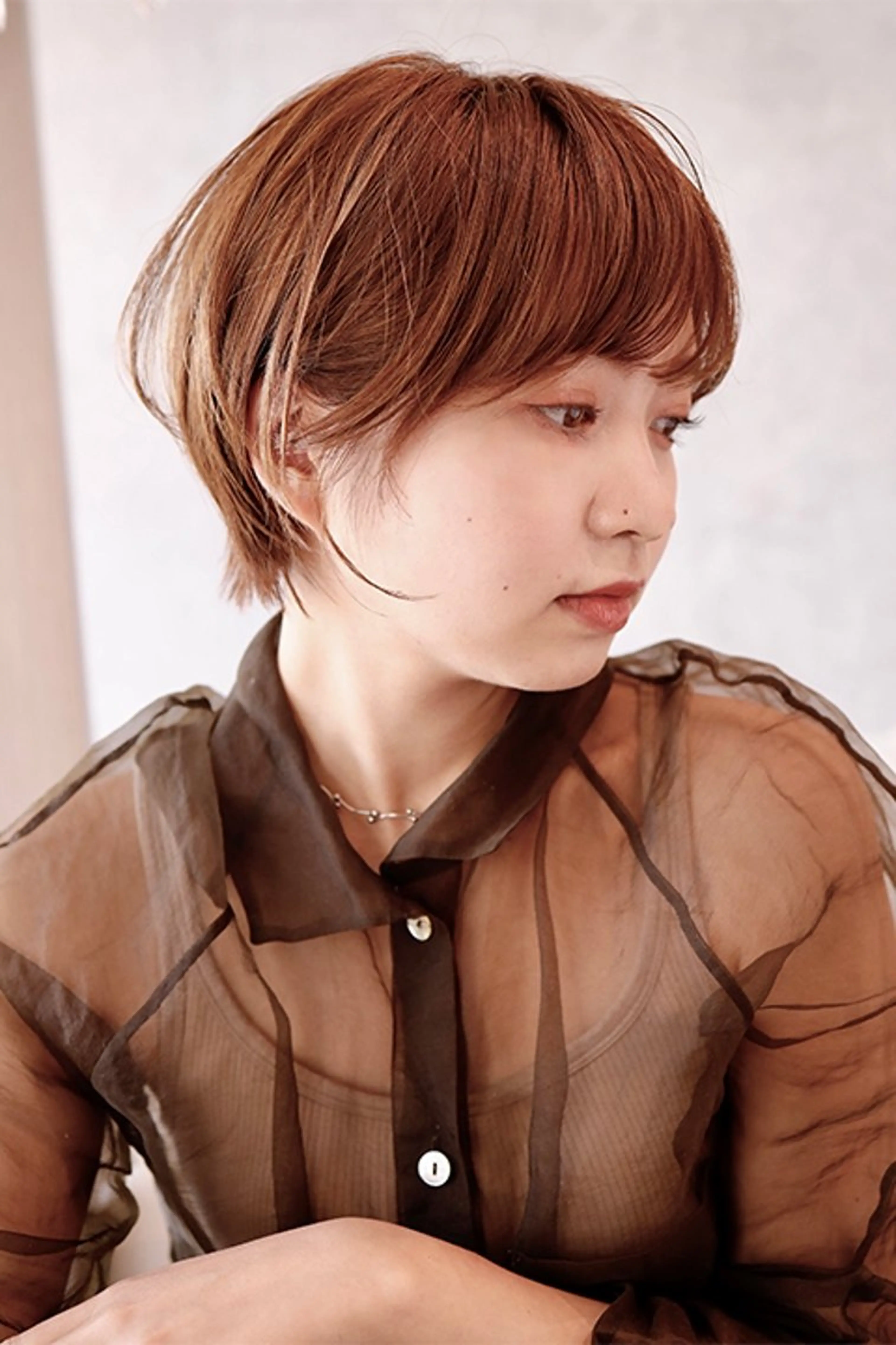 ショート 佐々木 美玖のヘアスタイル