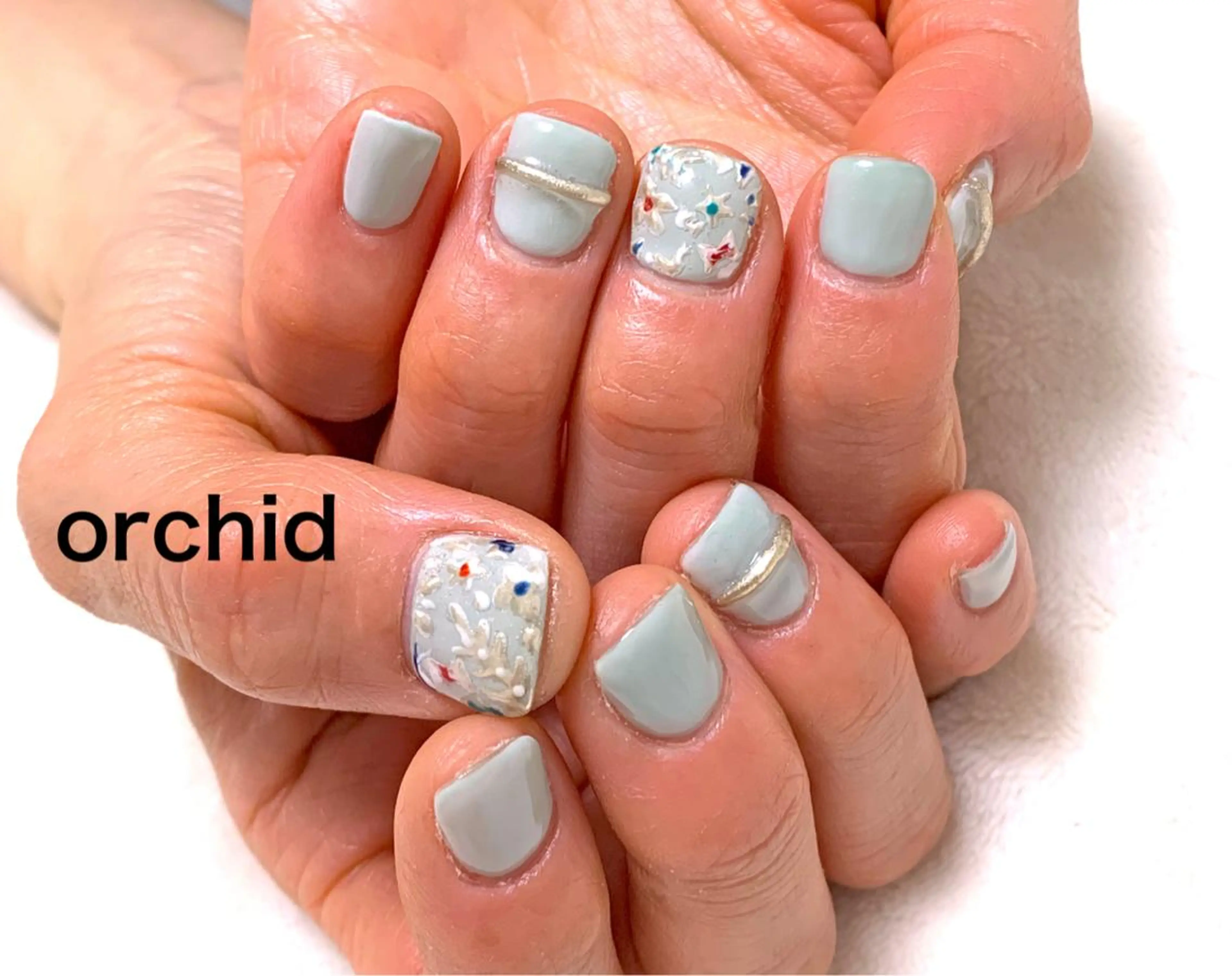 ネイル orchid ♡オーキッドのネイルデザイン