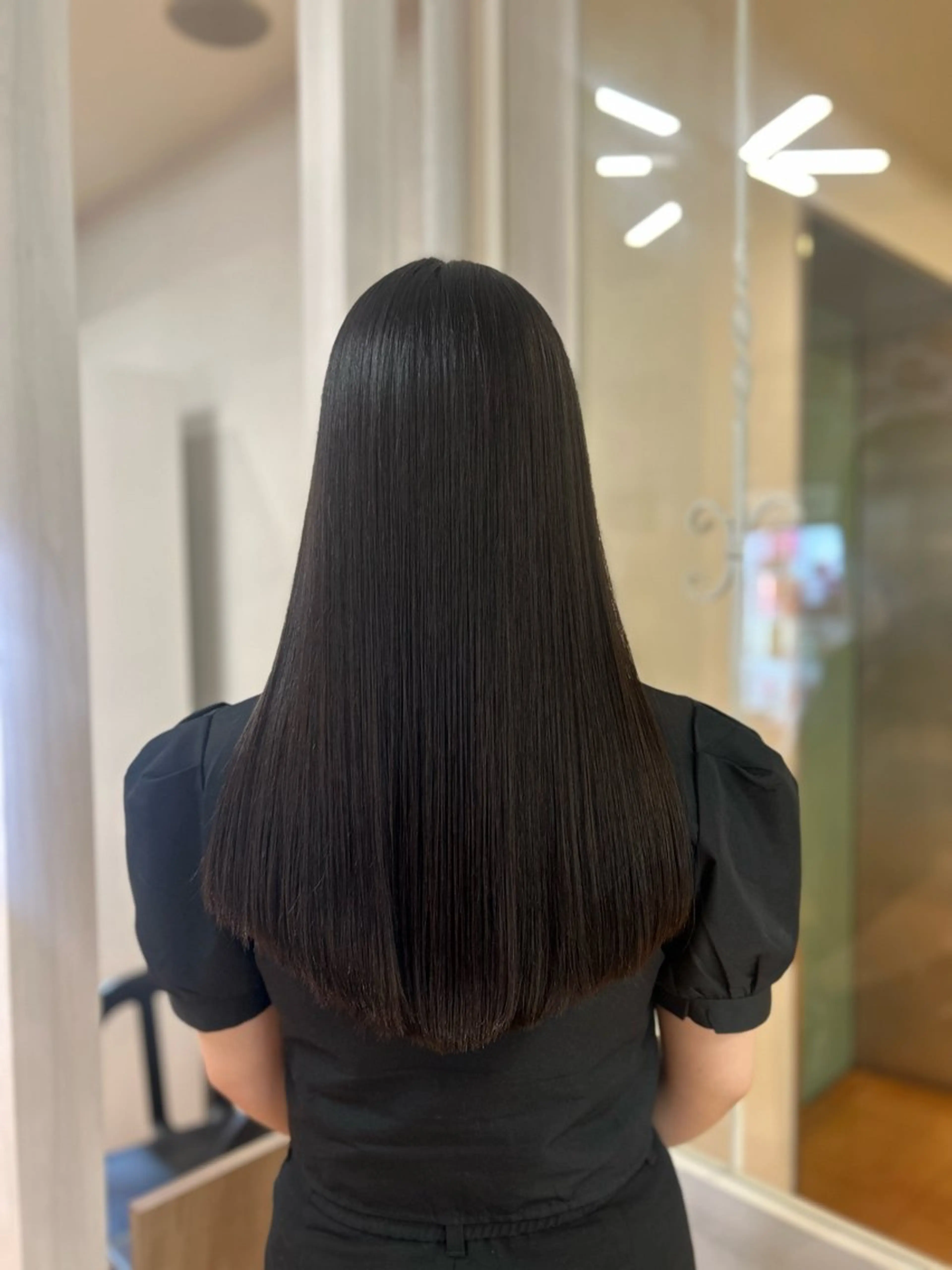 ロング 縮毛矯正 CIEL 難波店所属・🎀透明感/レイヤ ー/Kotona🎀のヘアスタイル