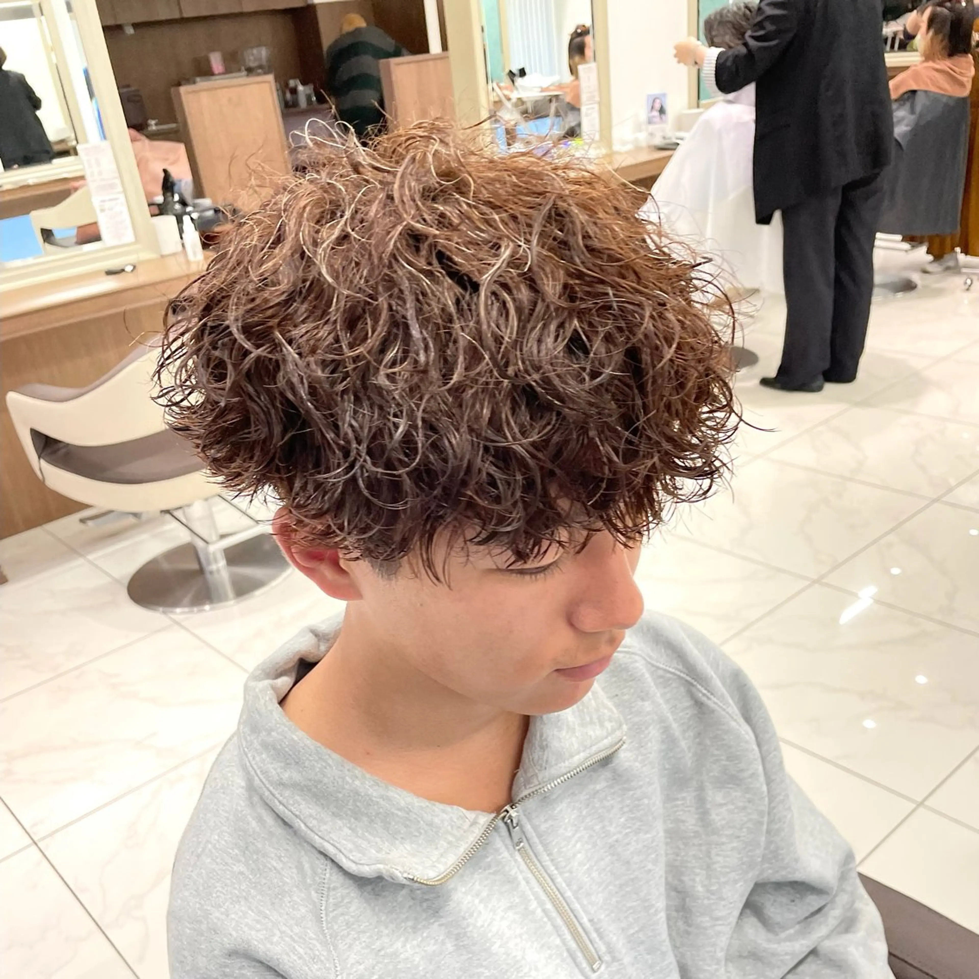 カラー パーマ メンズ カット ヘアカラー パーマ 【メンズ特化】 池田大成✂︎のヘアスタイル