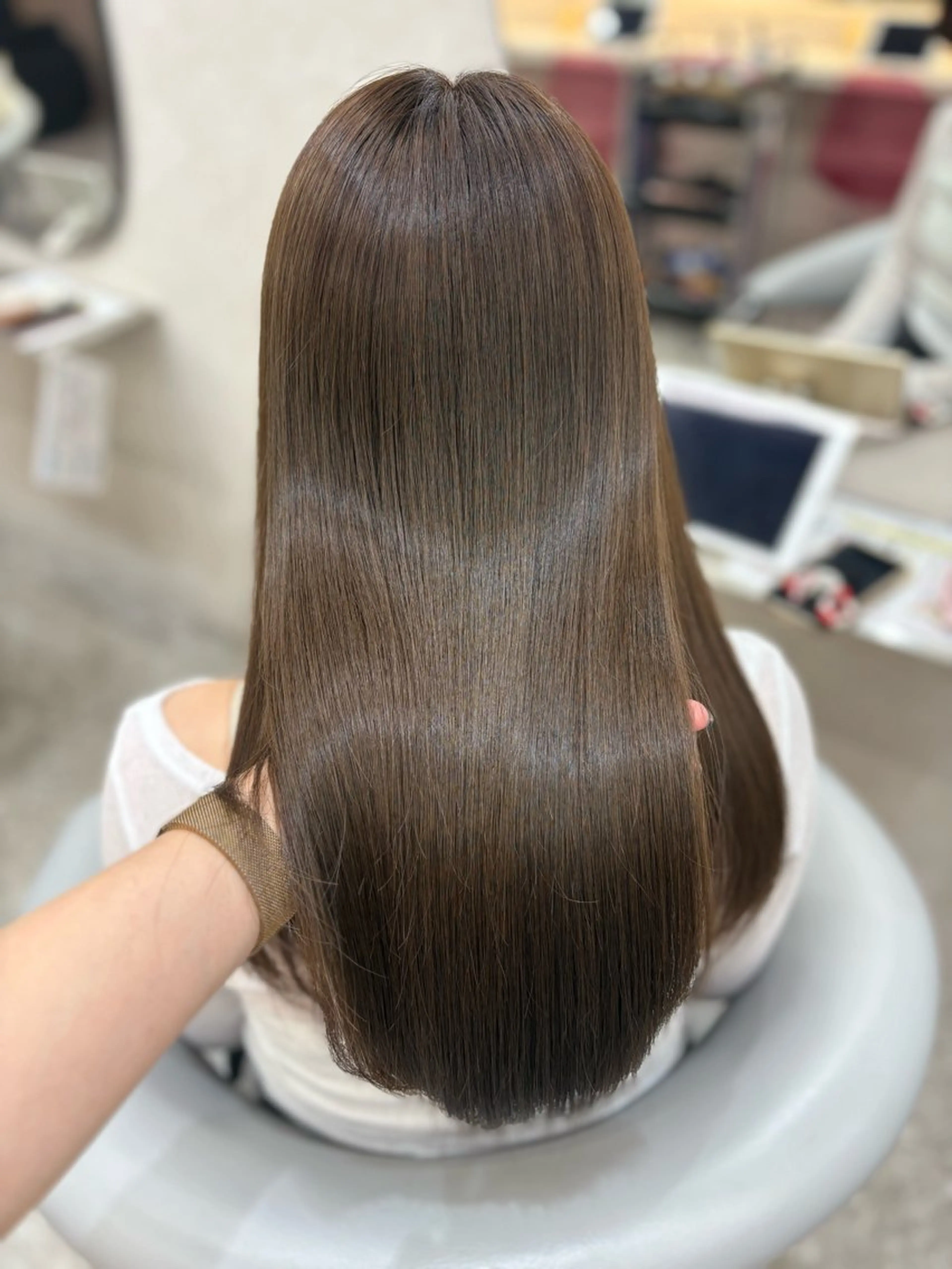 ロング カラー 新宿/韓国ヘア 中明度カラー/かやのヘアスタイル