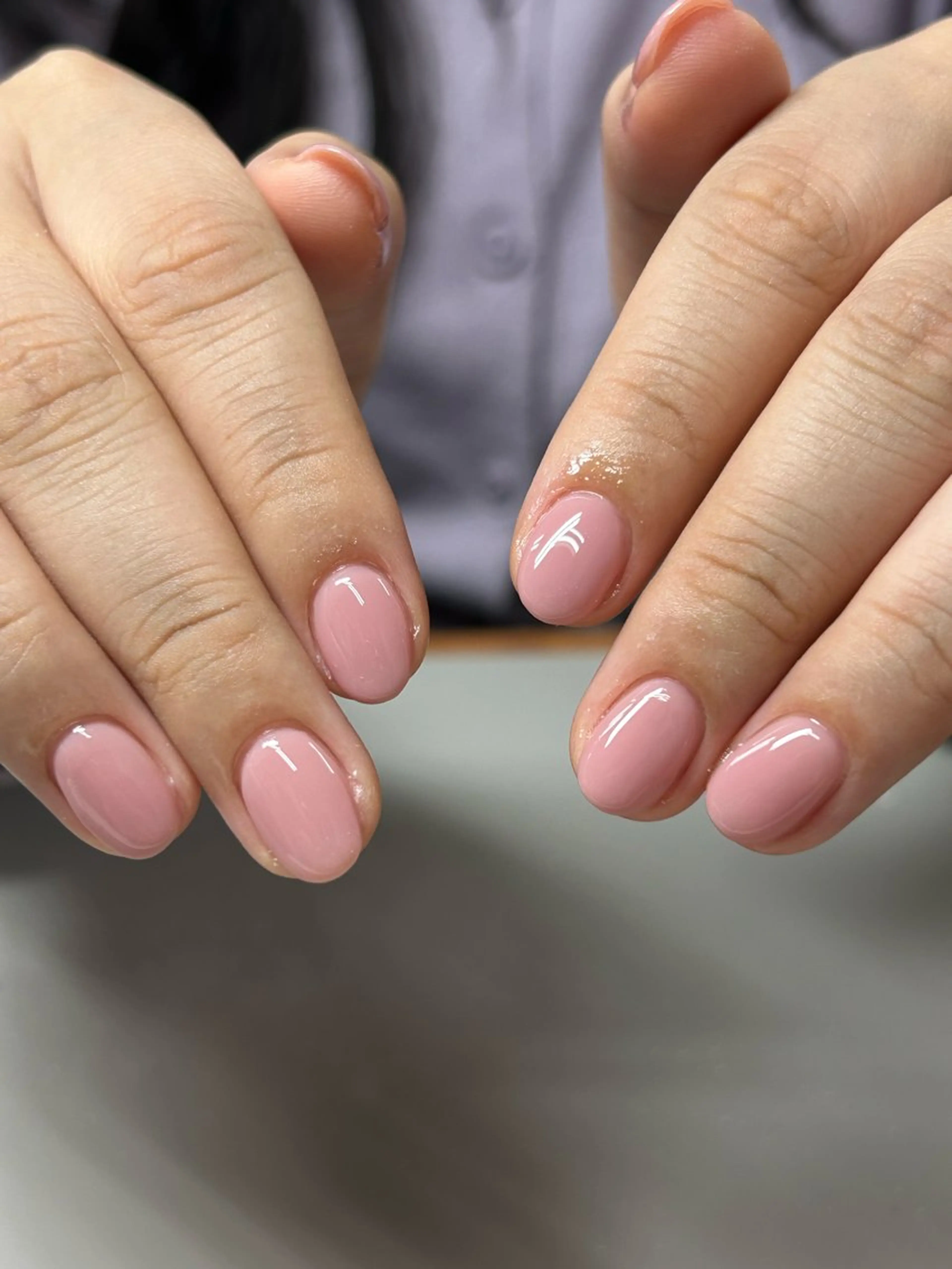 ネイル ピンク ハンドネイル ネイルサロン TOIRO 西院店所属・TOIRO yukaのネイルデザイン