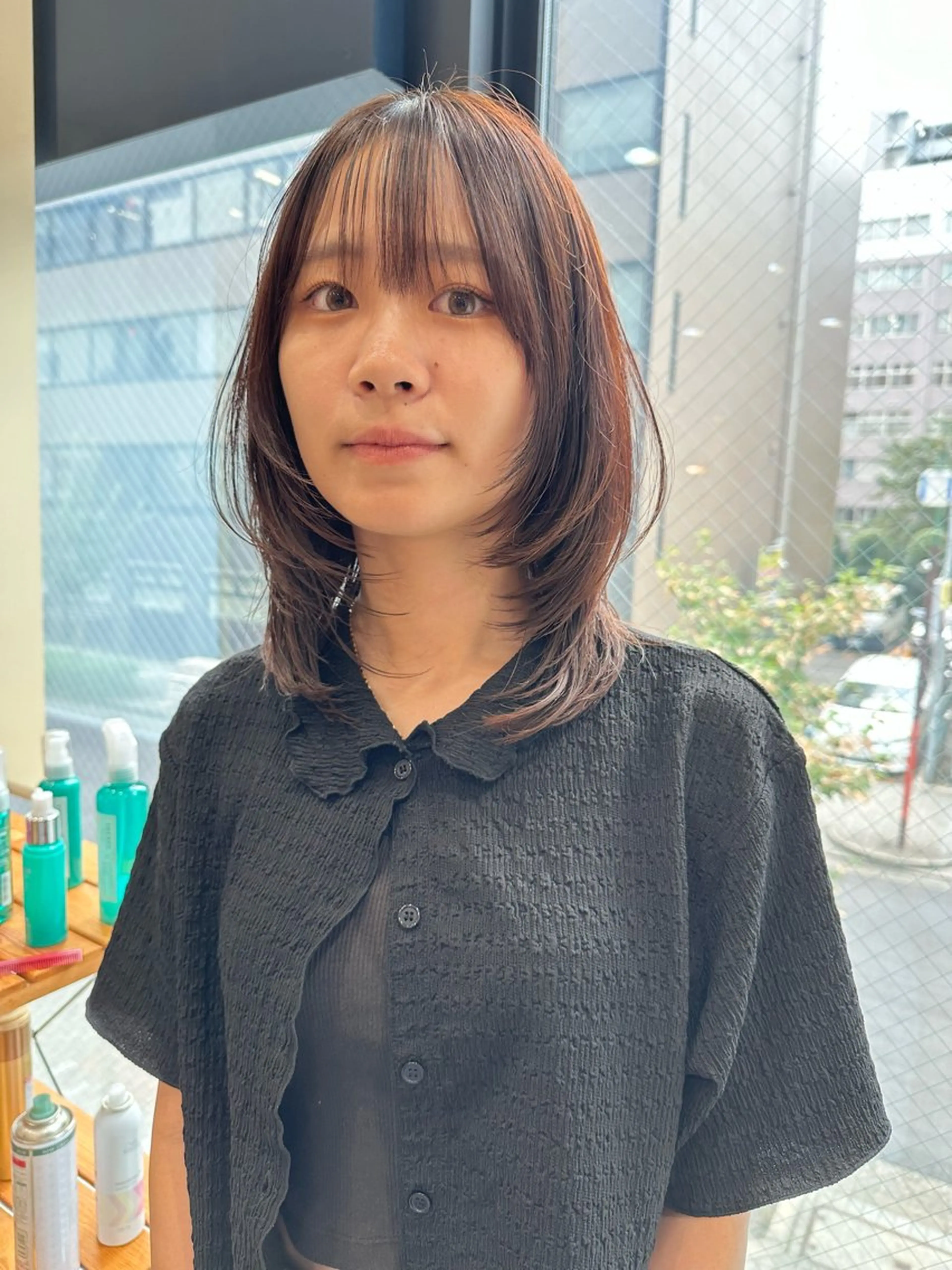 韓国style 🇰🇷韓国式レイヤーカット＋透けカラー＋オージュアTR🇰🇷の写真