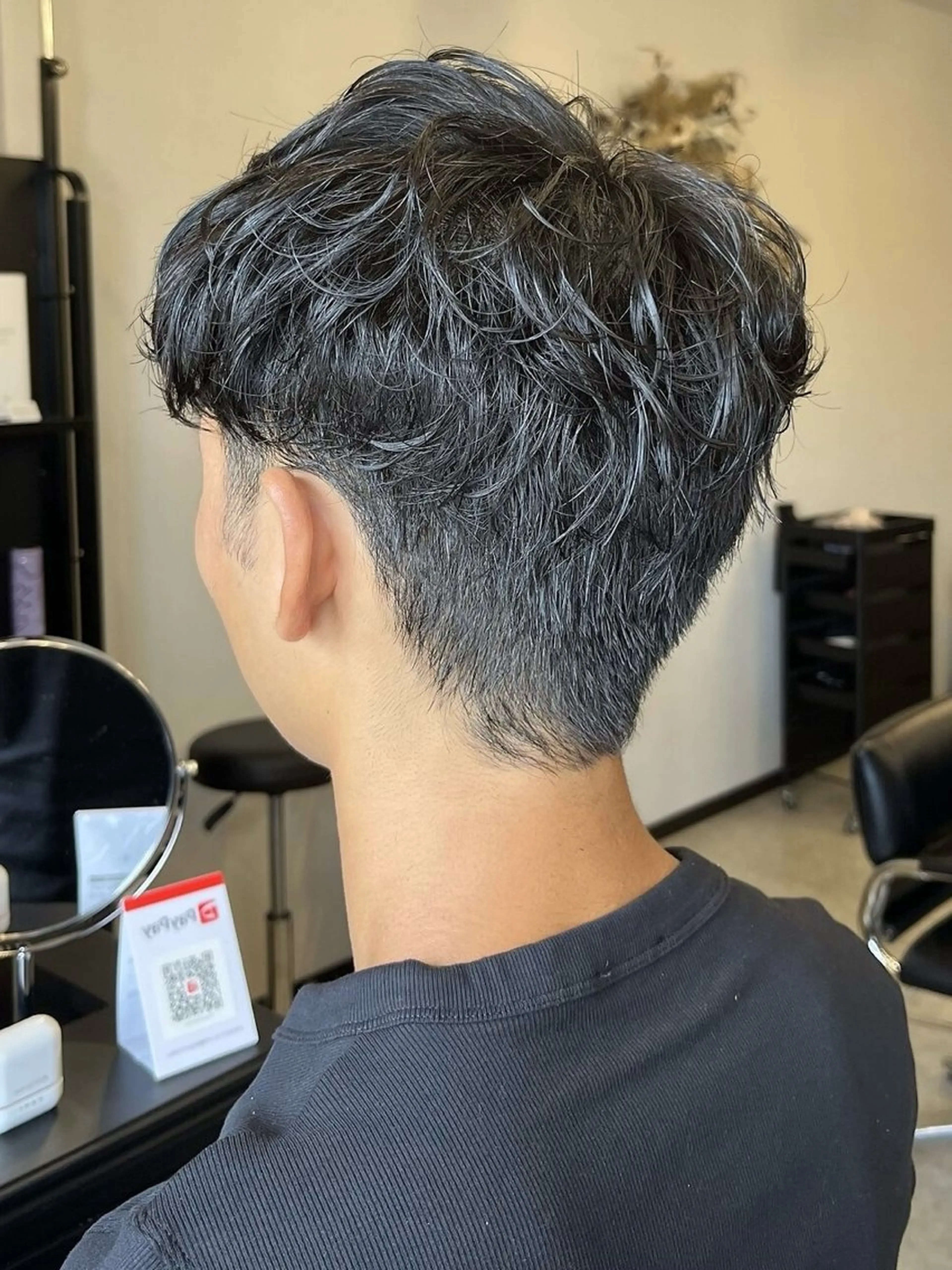 パーマ メンズ カット パーマ セジールヘアメゾン所属・韓国レイヤー/透明感 カラー🐈曾根高のヘアスタイル