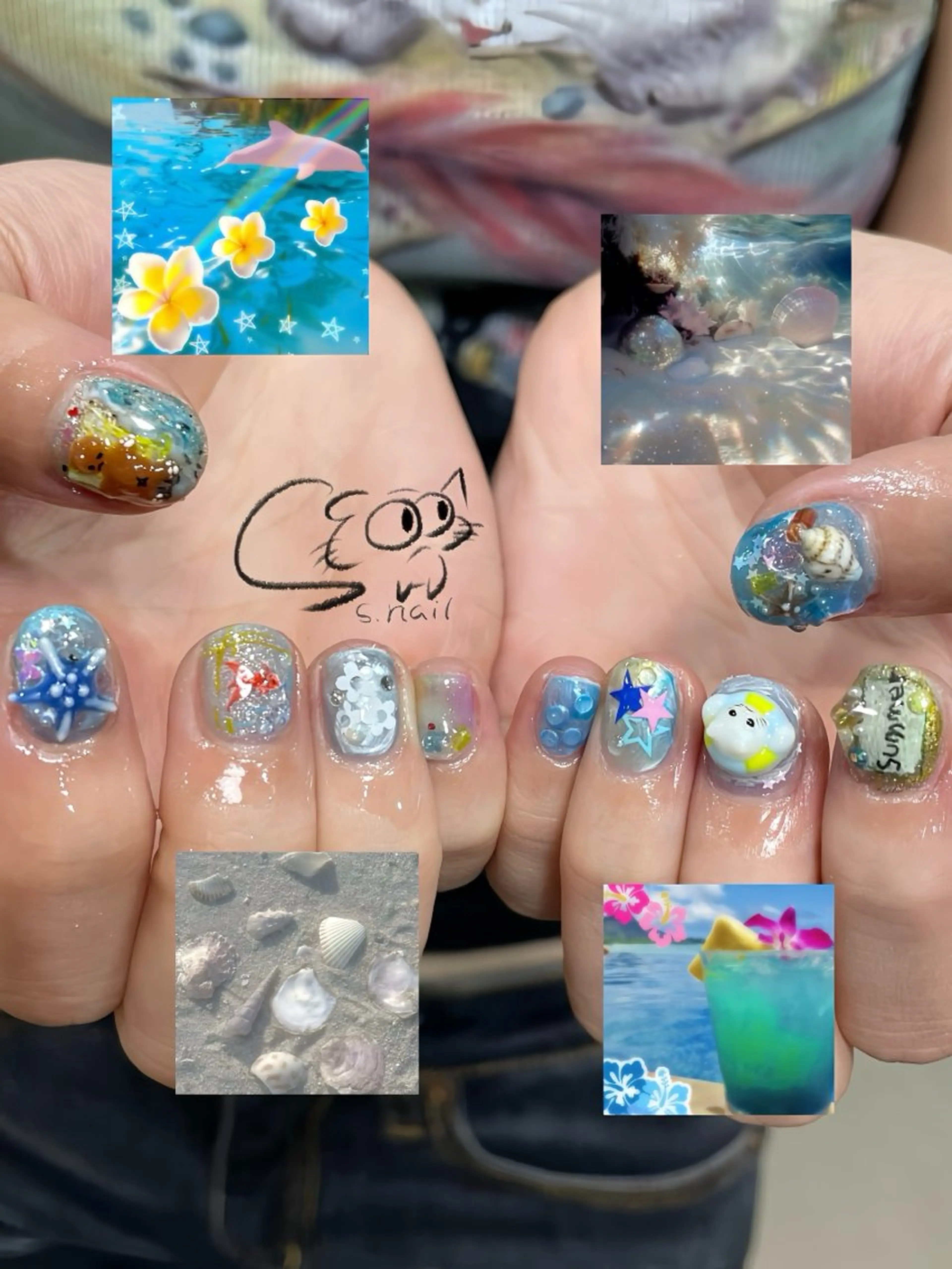 ネイル アートネイル チークネイル フレンチネイル グラデーション マグネットネイル ハンドネイル S.nail所属・S.nail _のネイルデザイン