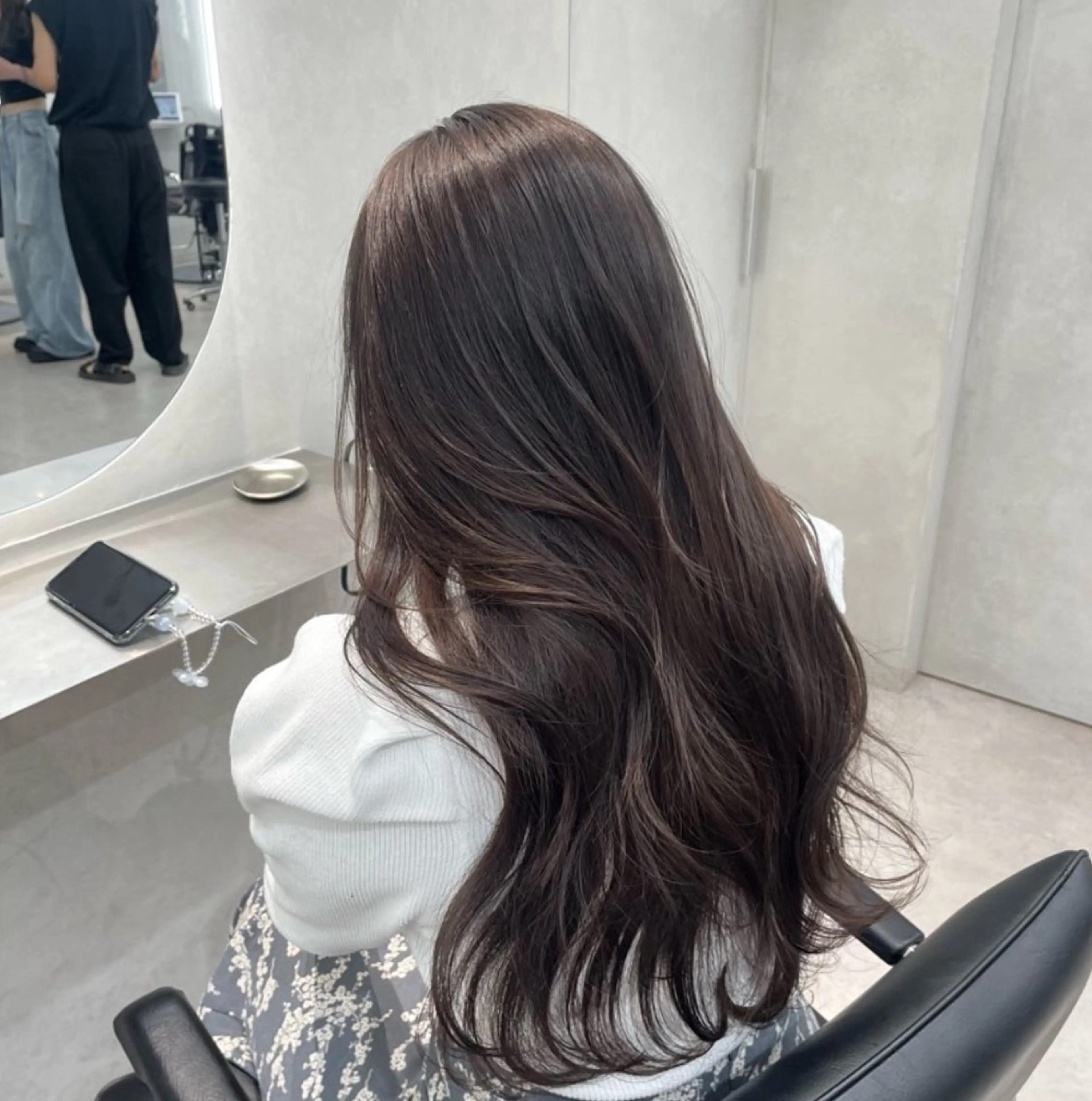 ロング ヘアカラー トリートメント 髪質改善ブ🍒/ coconoのヘアスタイル