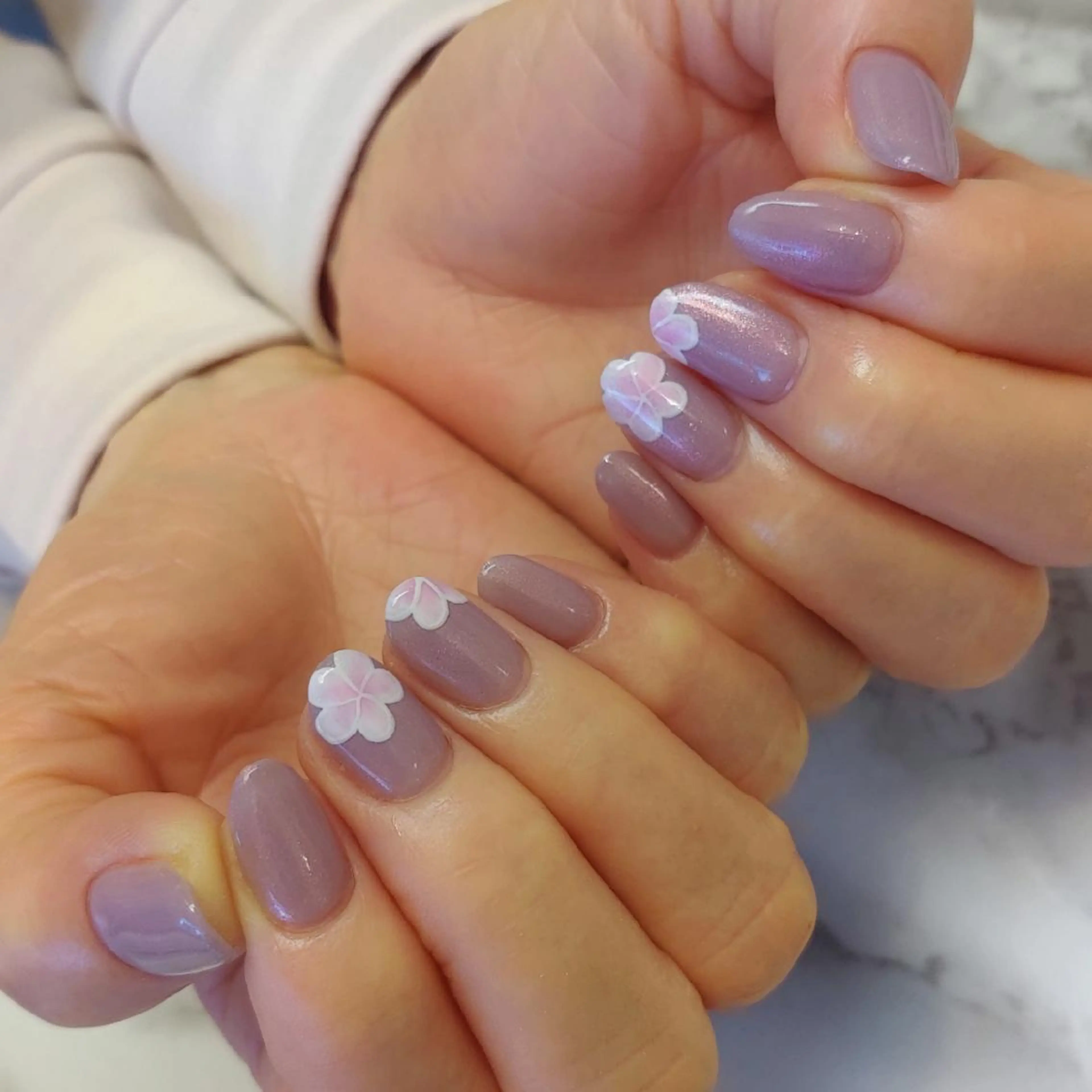 ネイル フラワーネイル ジェヌインネイル 河内のネイルデザイン
