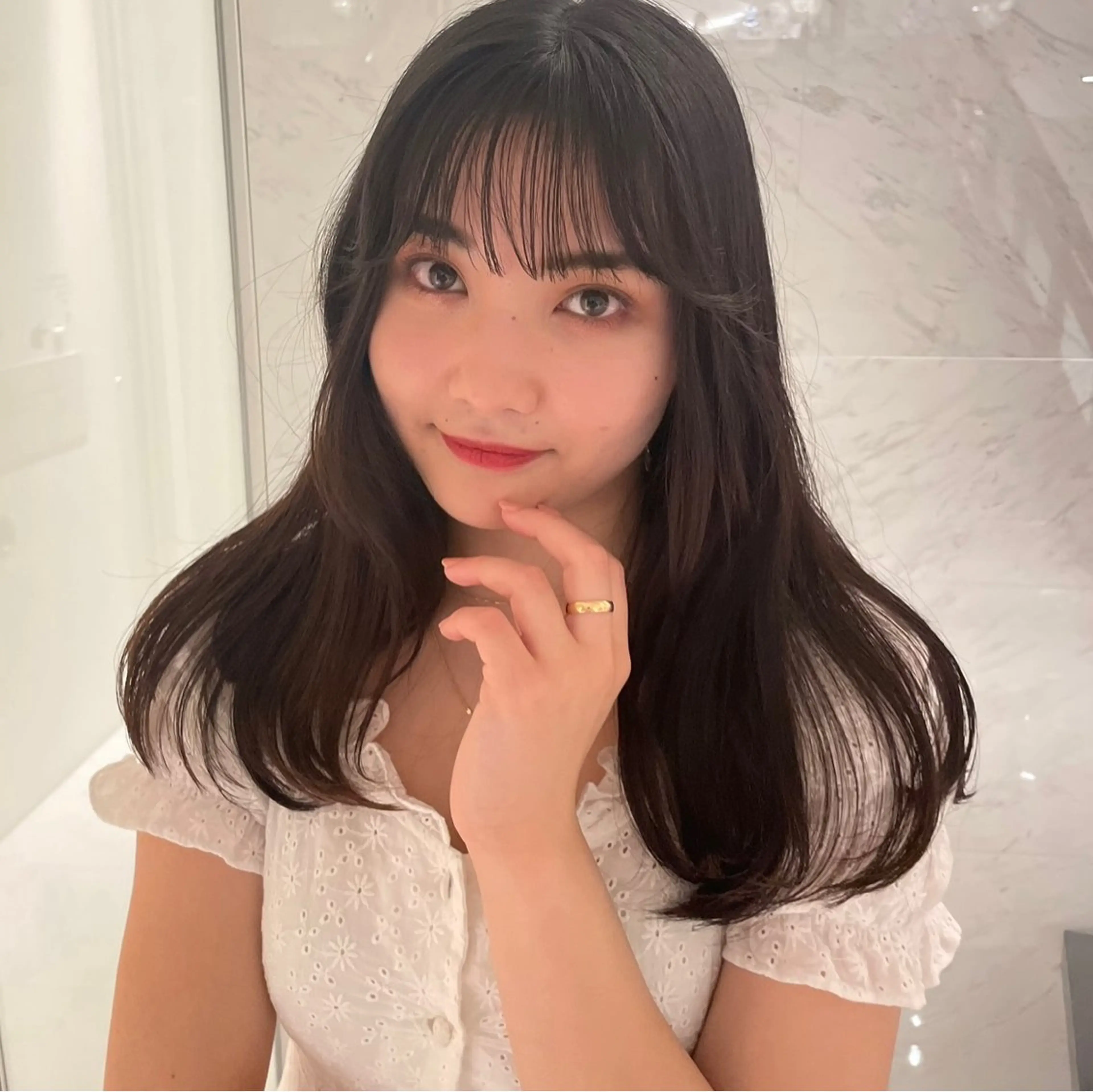 ミディアム カラー ヘアカラー Kiitos by Garland所属・RIO🎀/ガーリー /カラーモデル募集のヘアスタイル