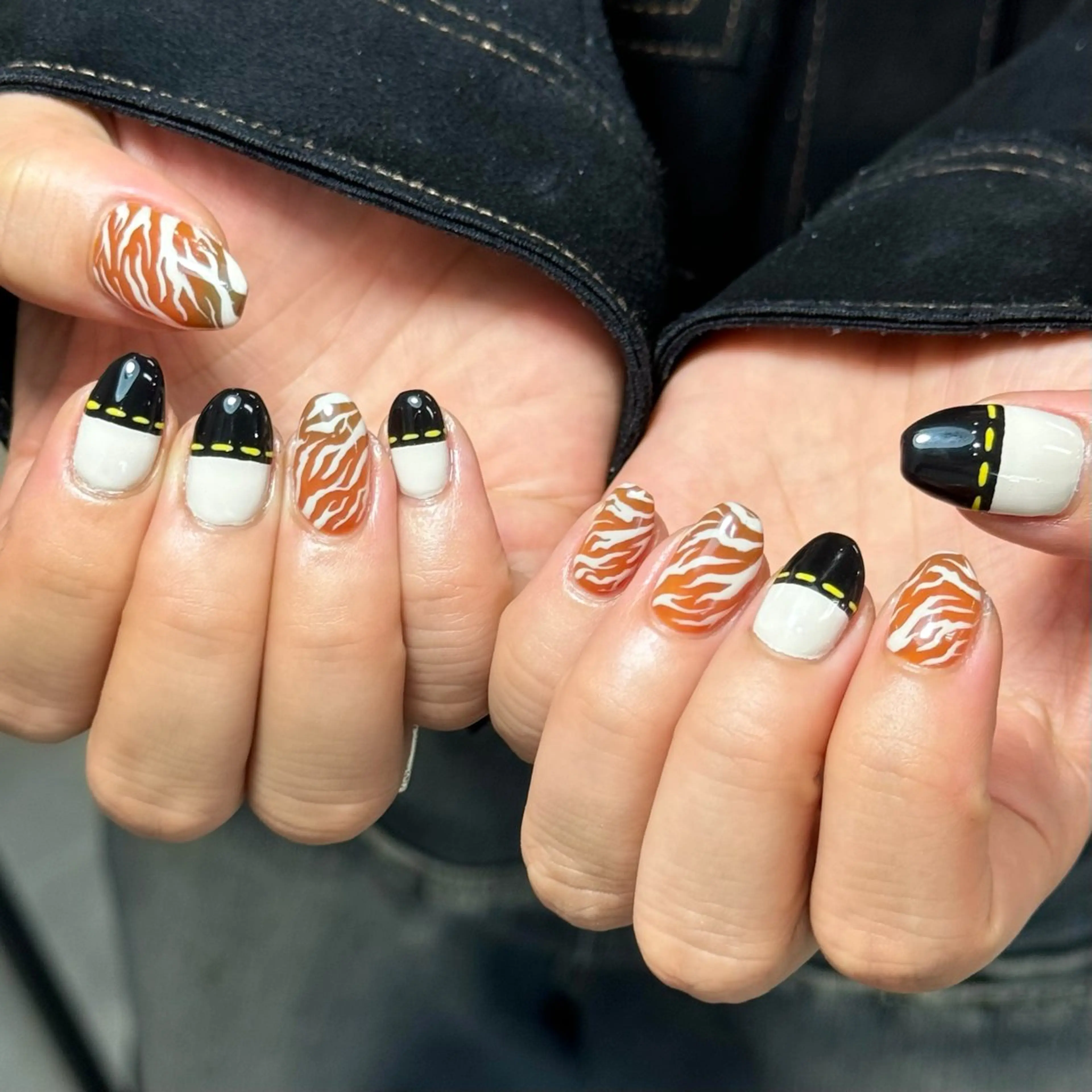 ネイル アニマル柄 ハンドネイル HARUKA ネイリスト福岡/薬院のネイルデザイン