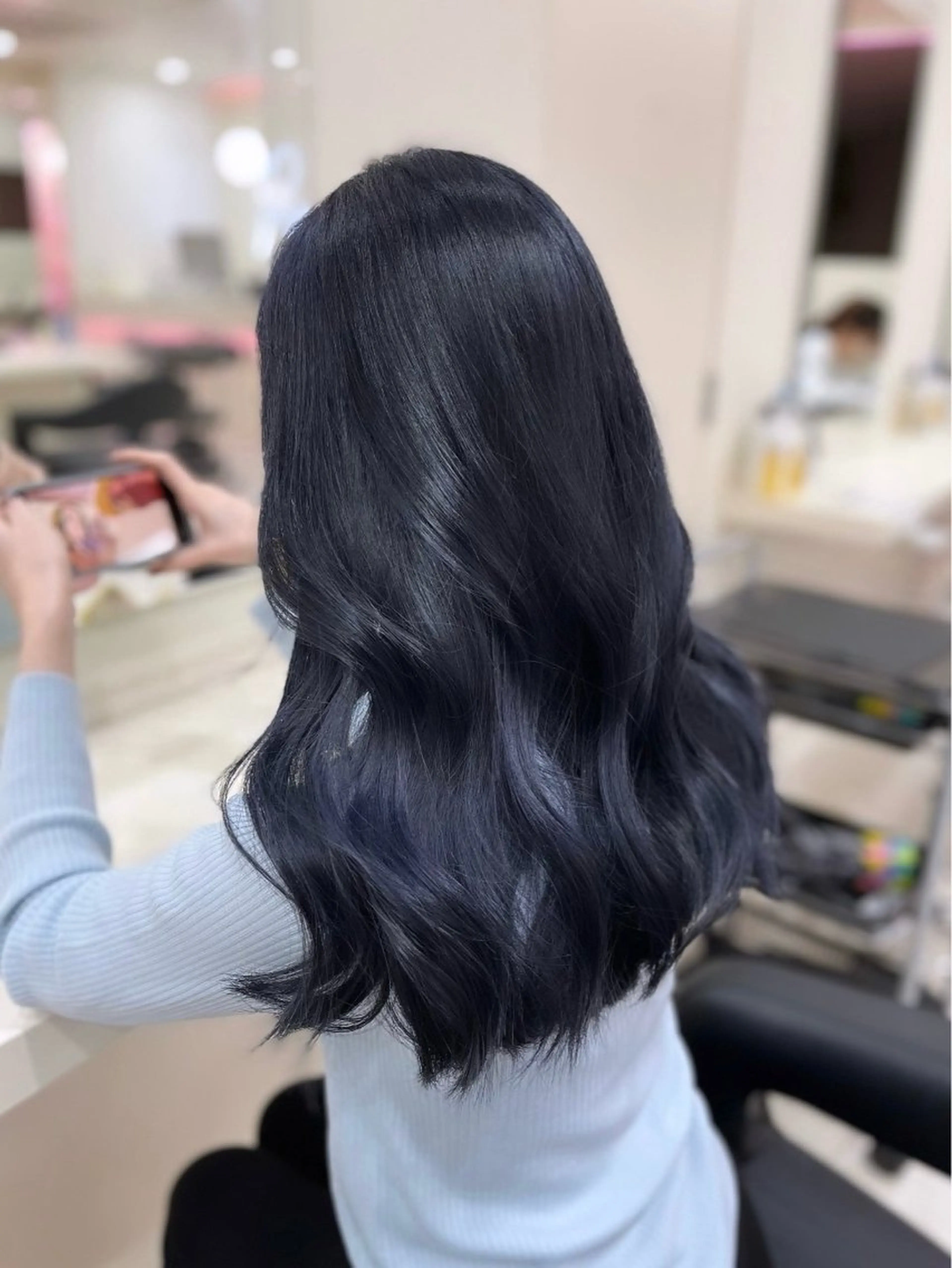 ロング カラー 🇰🇷韓国hair 🇰🇷wakaのヘアスタイル