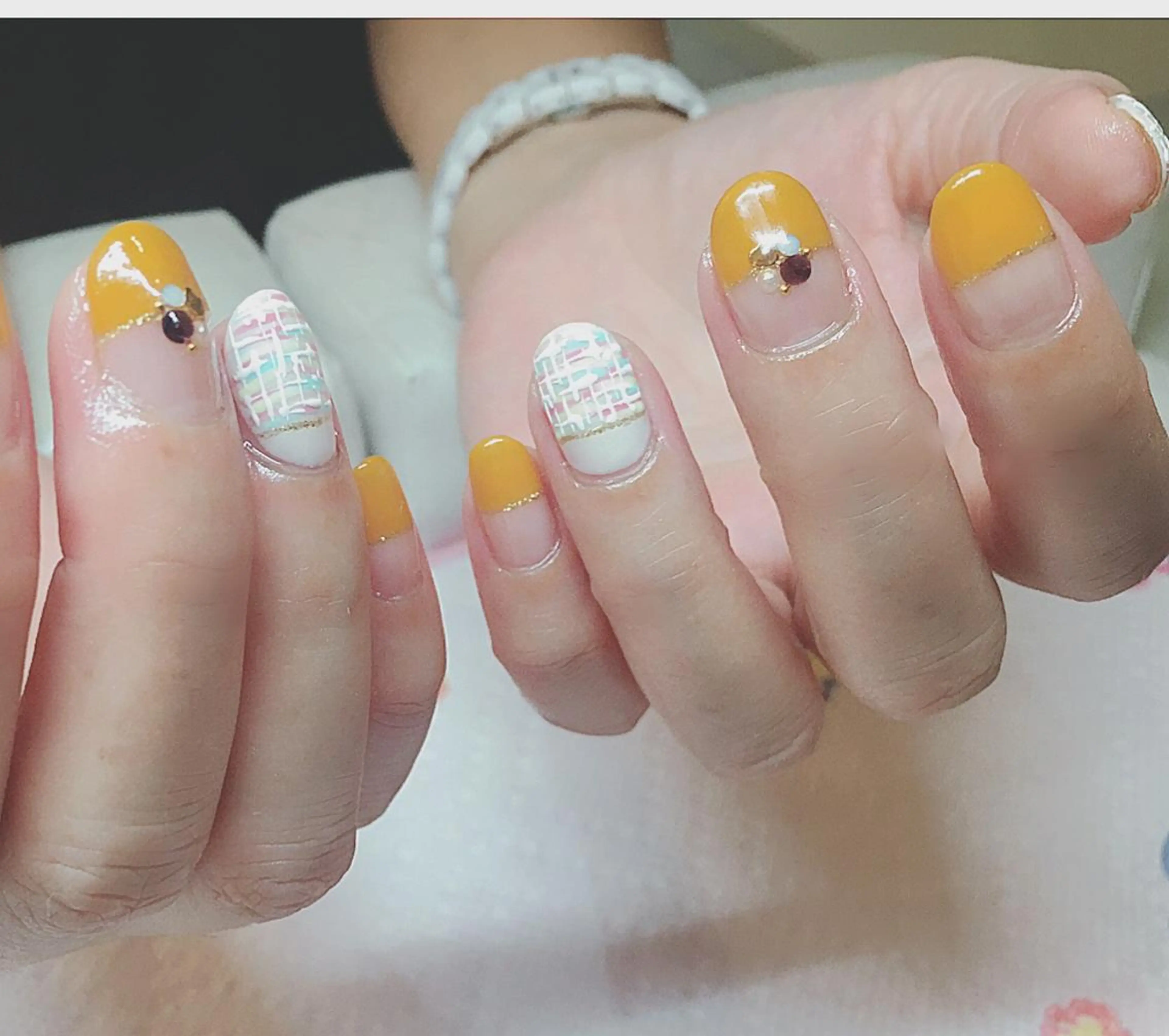 ネイル フレンチネイル サロンド プラージュのネイルデザイン