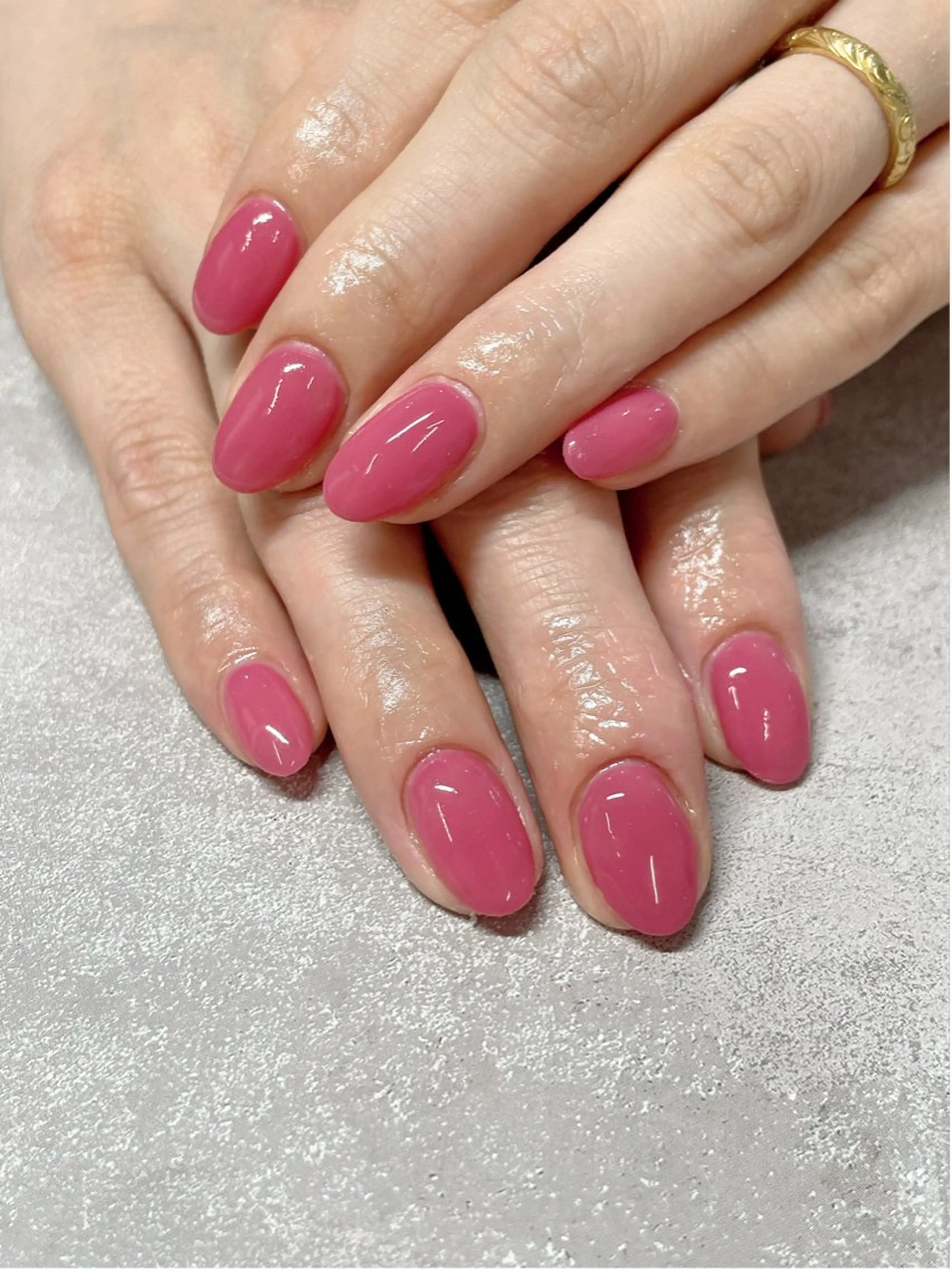 ネイル ワンカラーネイル Daywithout Aniting横山のネイルデザイン