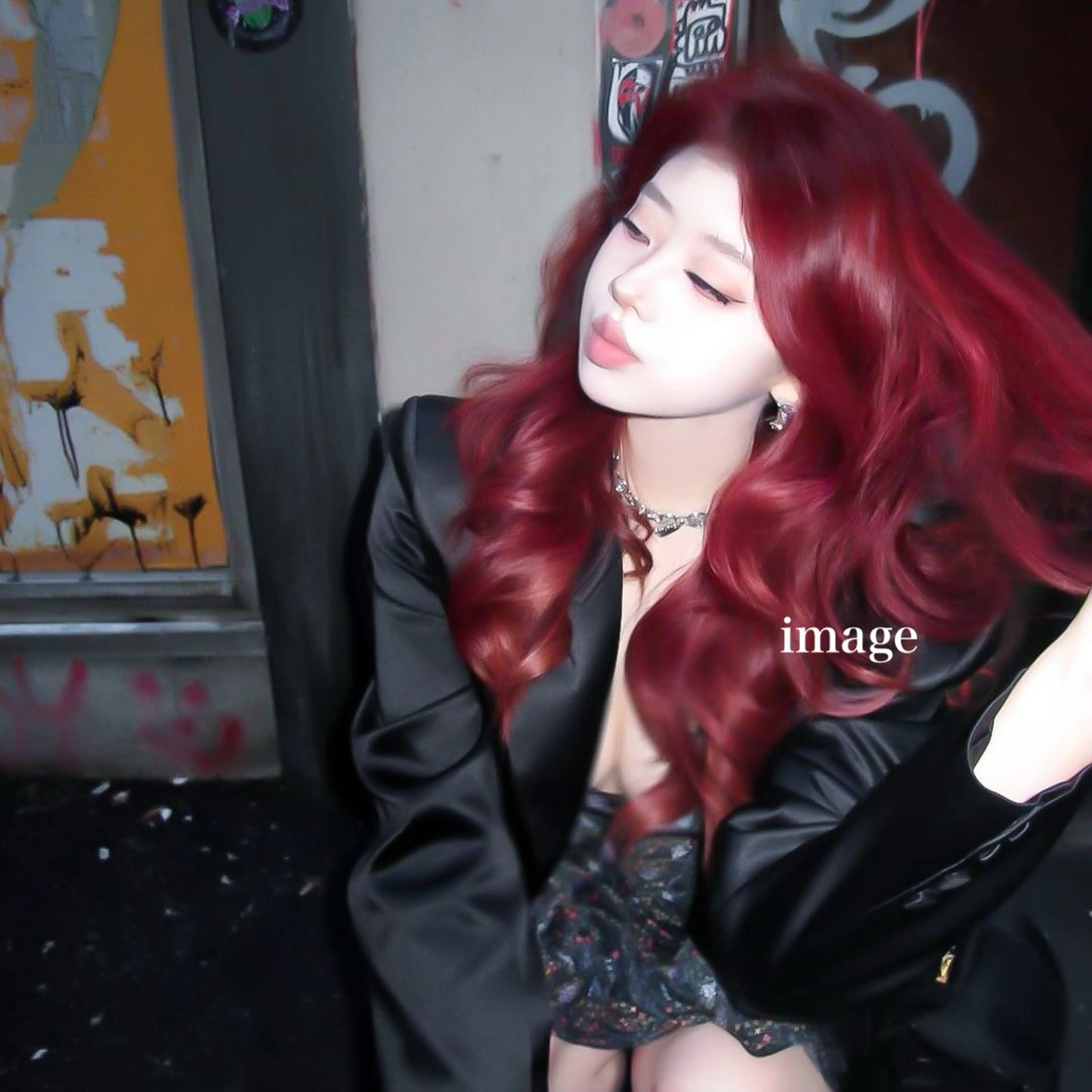 ロング カラー ヘアカラー トリートメント 上品モテヘア🩶 karen🩶のヘアスタイル