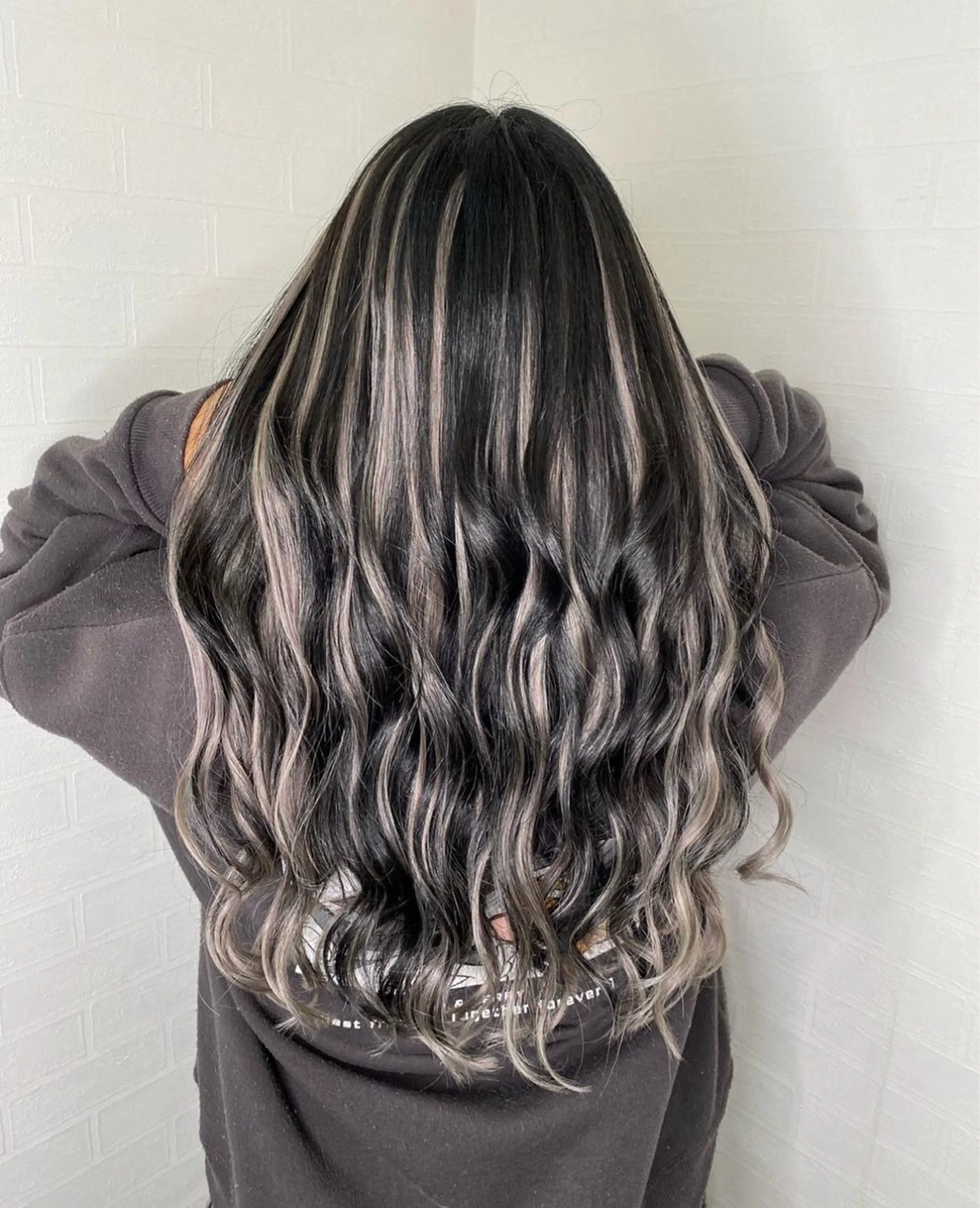 ロング エクステ ハイライト カット エクステ 🌴エクステ/メンズ パーマ/🌴のヘアスタイル