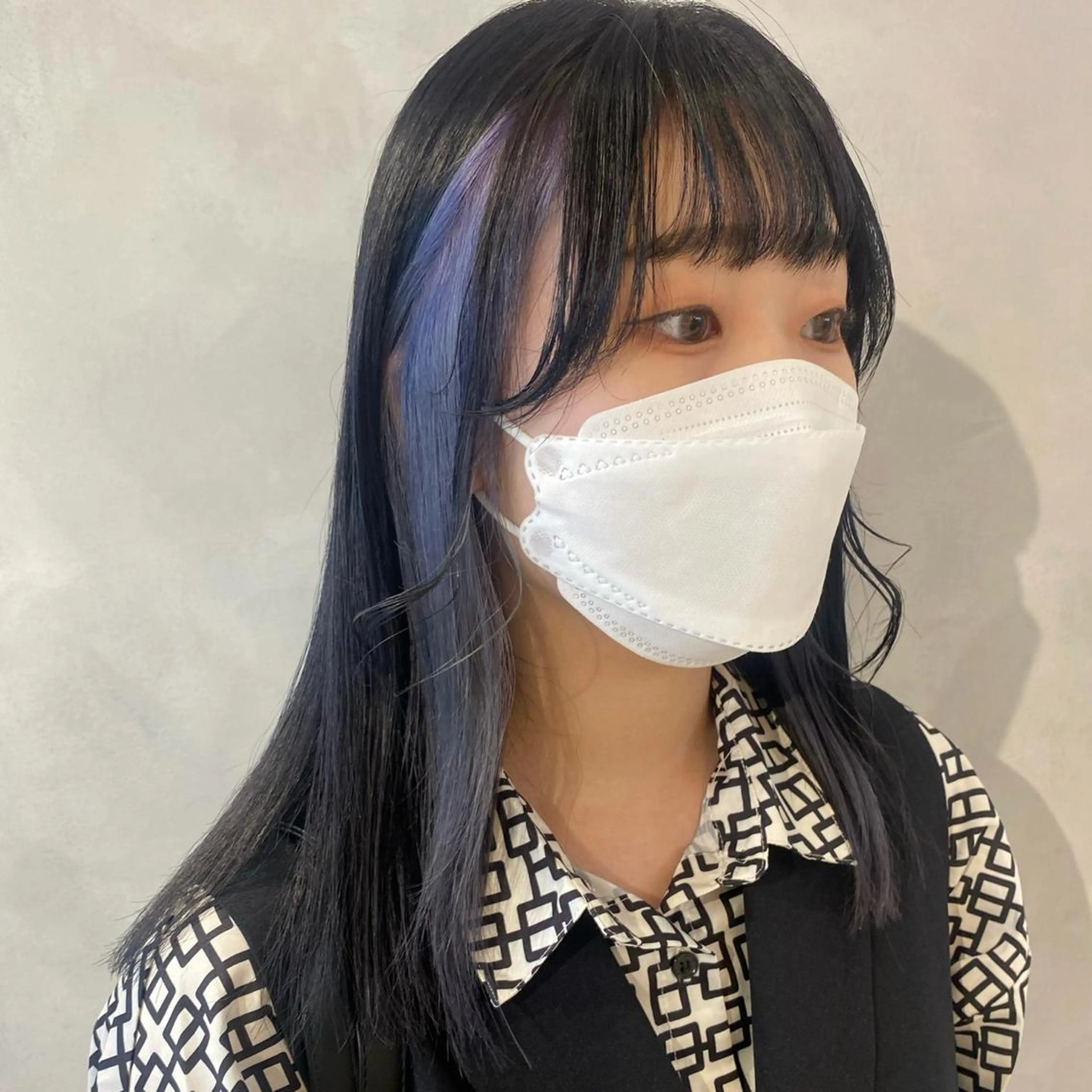 セミロング カラー ヘアカラー トリートメント デザインカラー/パー マ🦖外岡咲希🦖のヘアスタイル