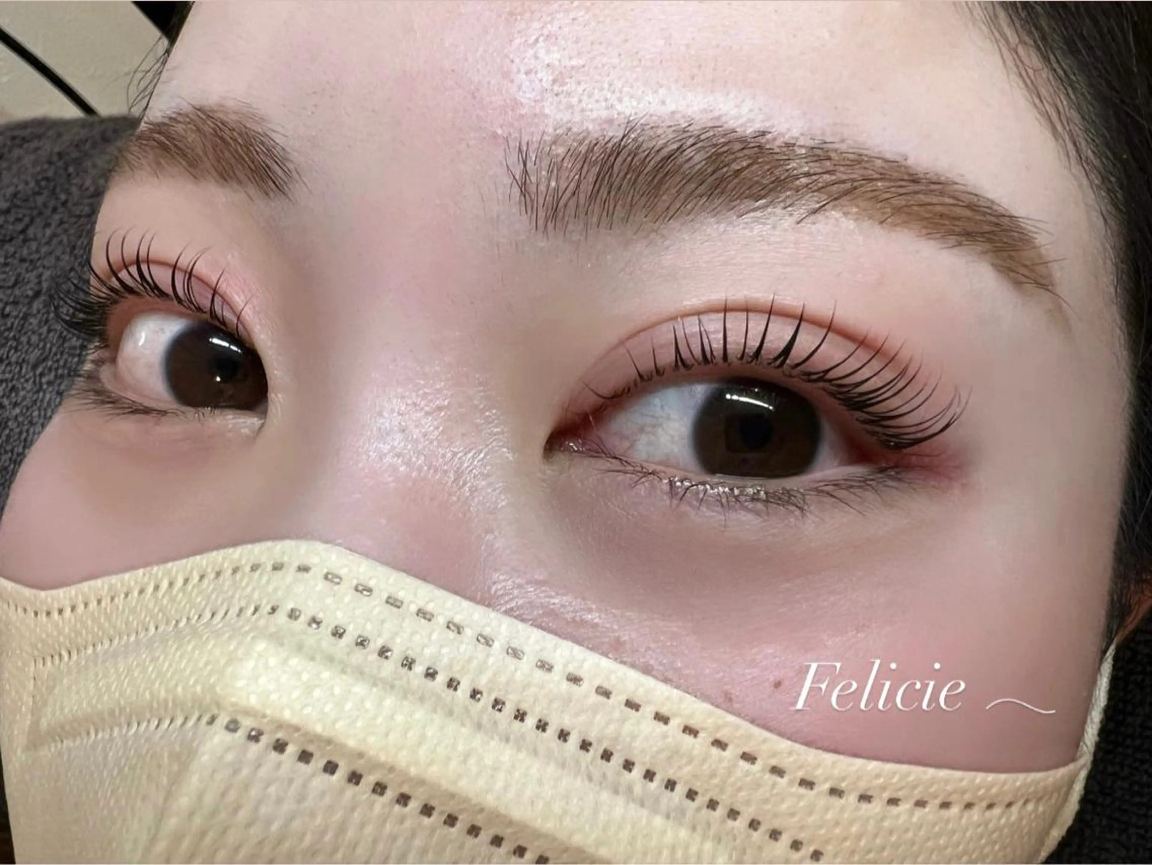 マツエク・マツパ Cカール 一重×まつ毛パーマ Felicie＊ Sayakaのマツエク・マツパデザイン