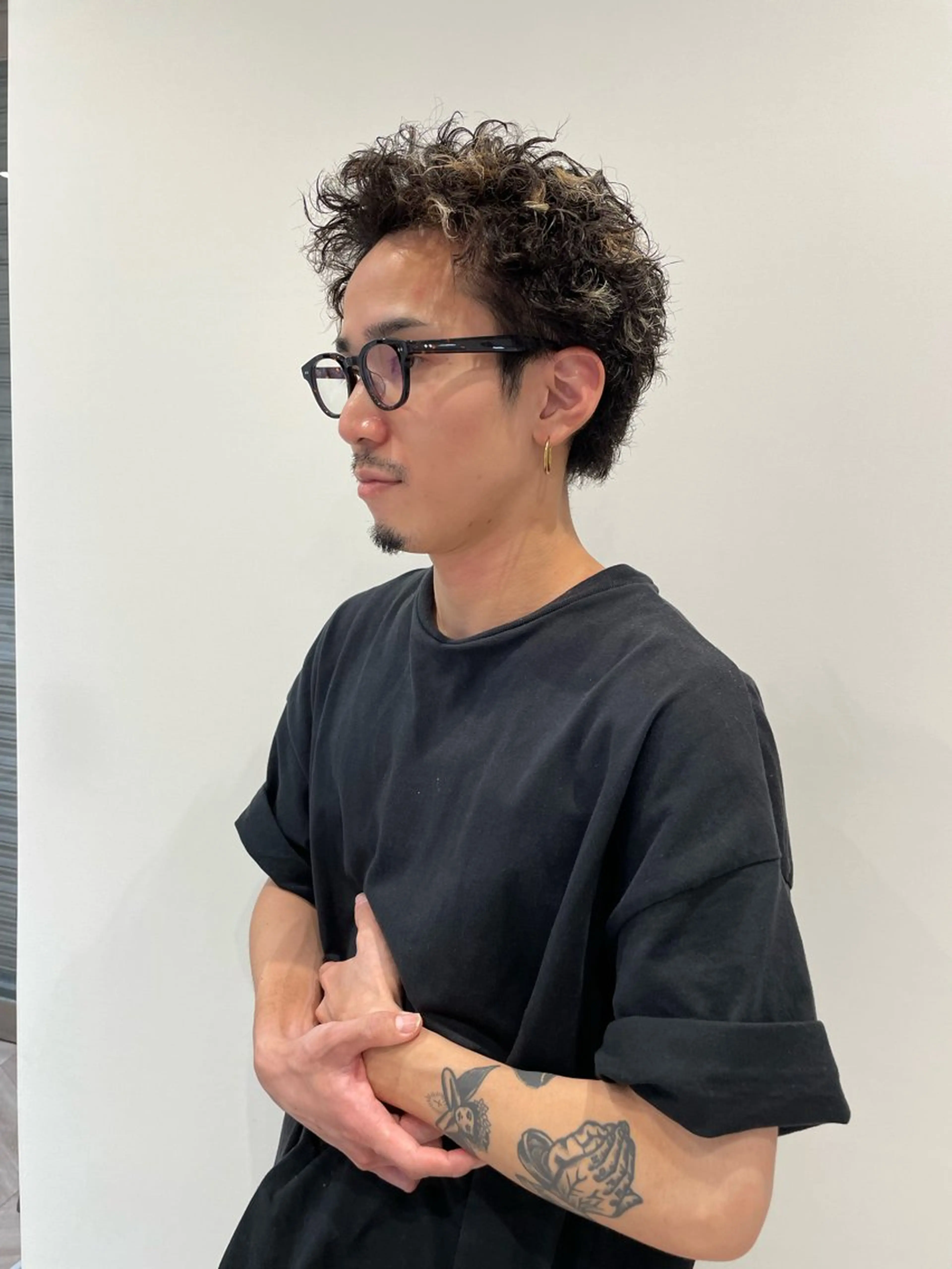 ショート パーマ パーマ/ハイトーン スパイキー/神田正紀のヘアスタイル