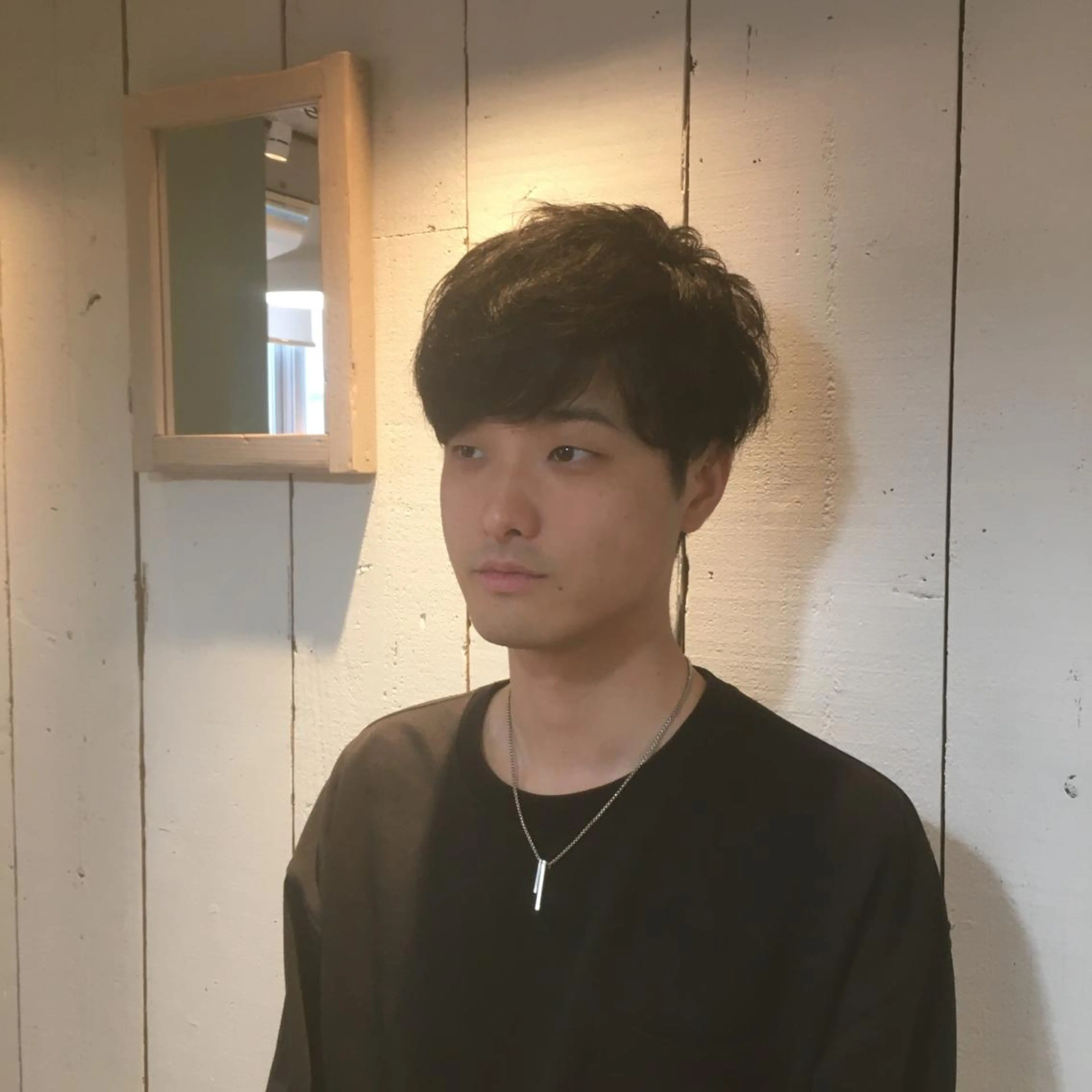 ミディアム メンズ カット しのはら まどかのヘアスタイル